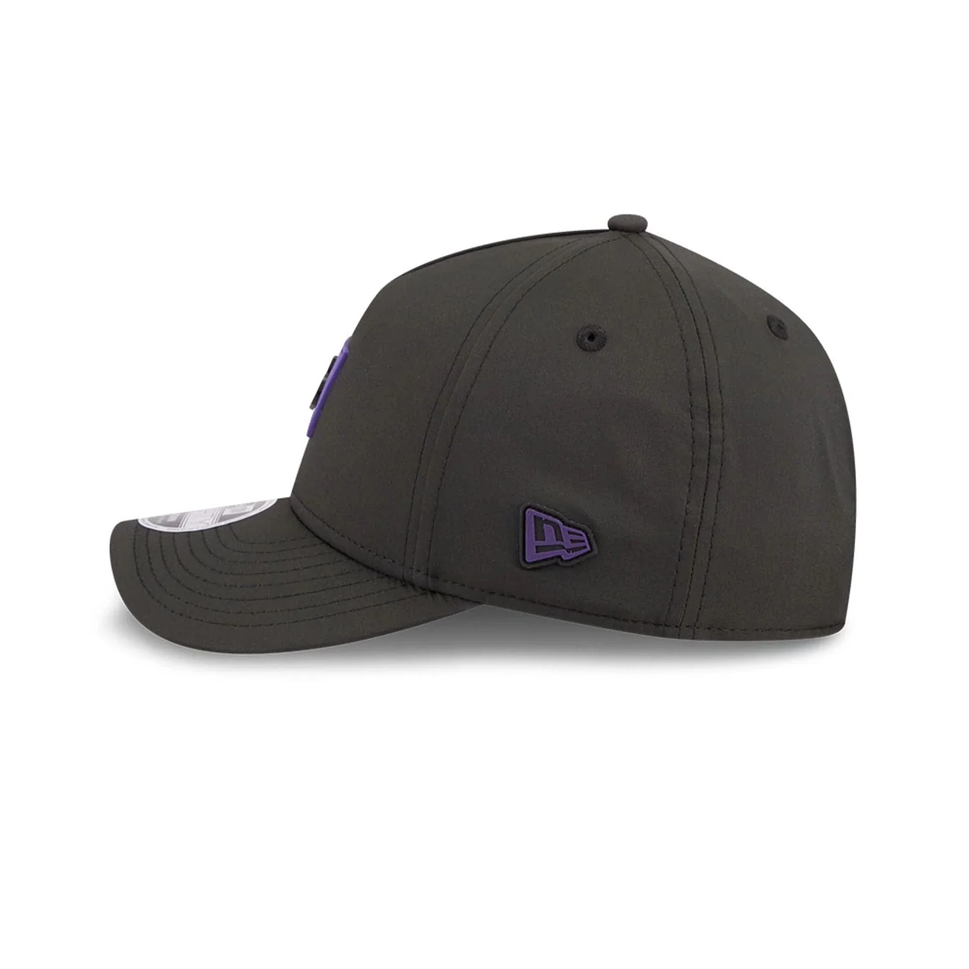 Colorado Rockies MLB Clubhouse Black 9FORTY M-Crown A-Frame Adjustable Cap - Image 6