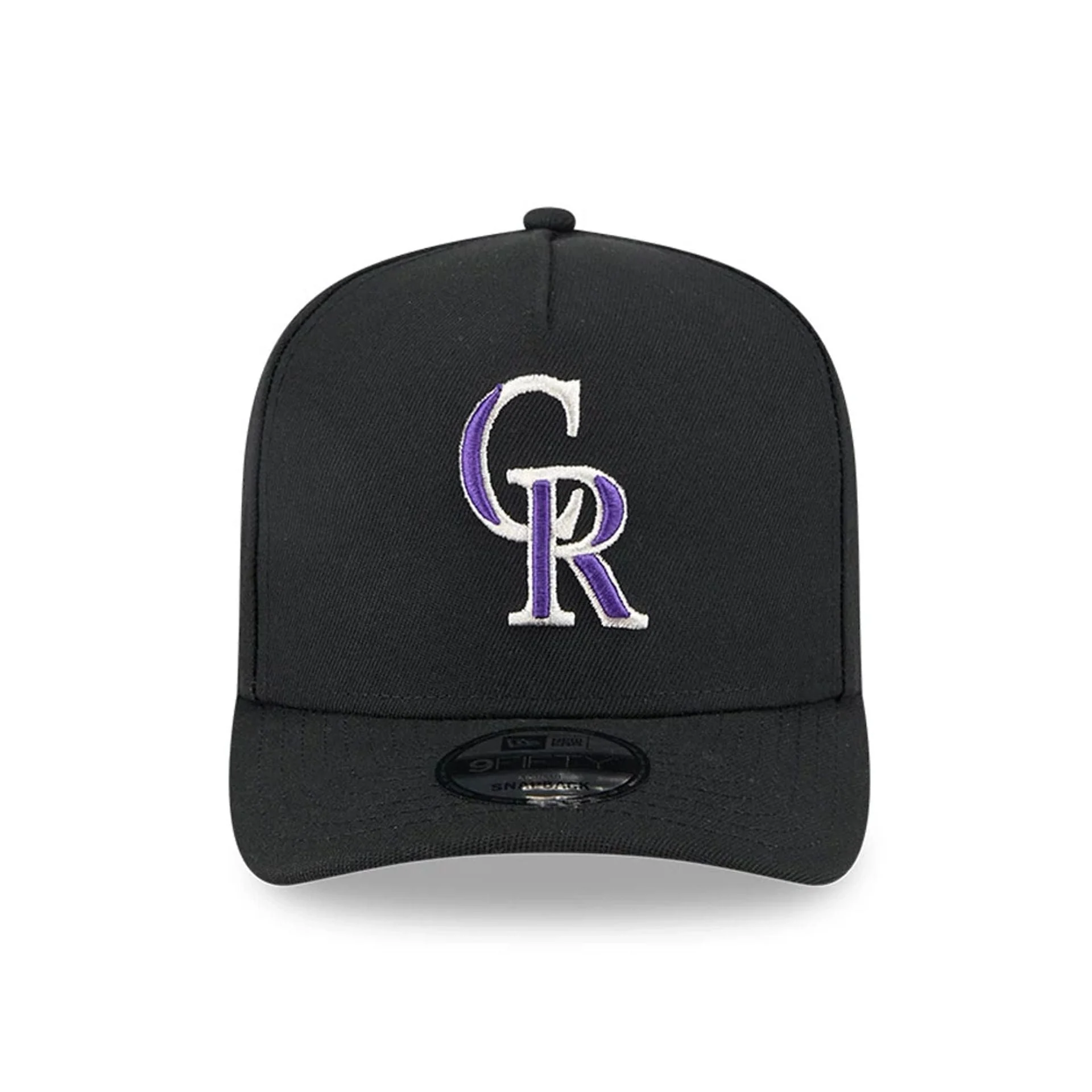 Colorado Rockies MLB Evergreen Black 9FIFTY A-Frame Snapback Adjustable Cap - Image 3