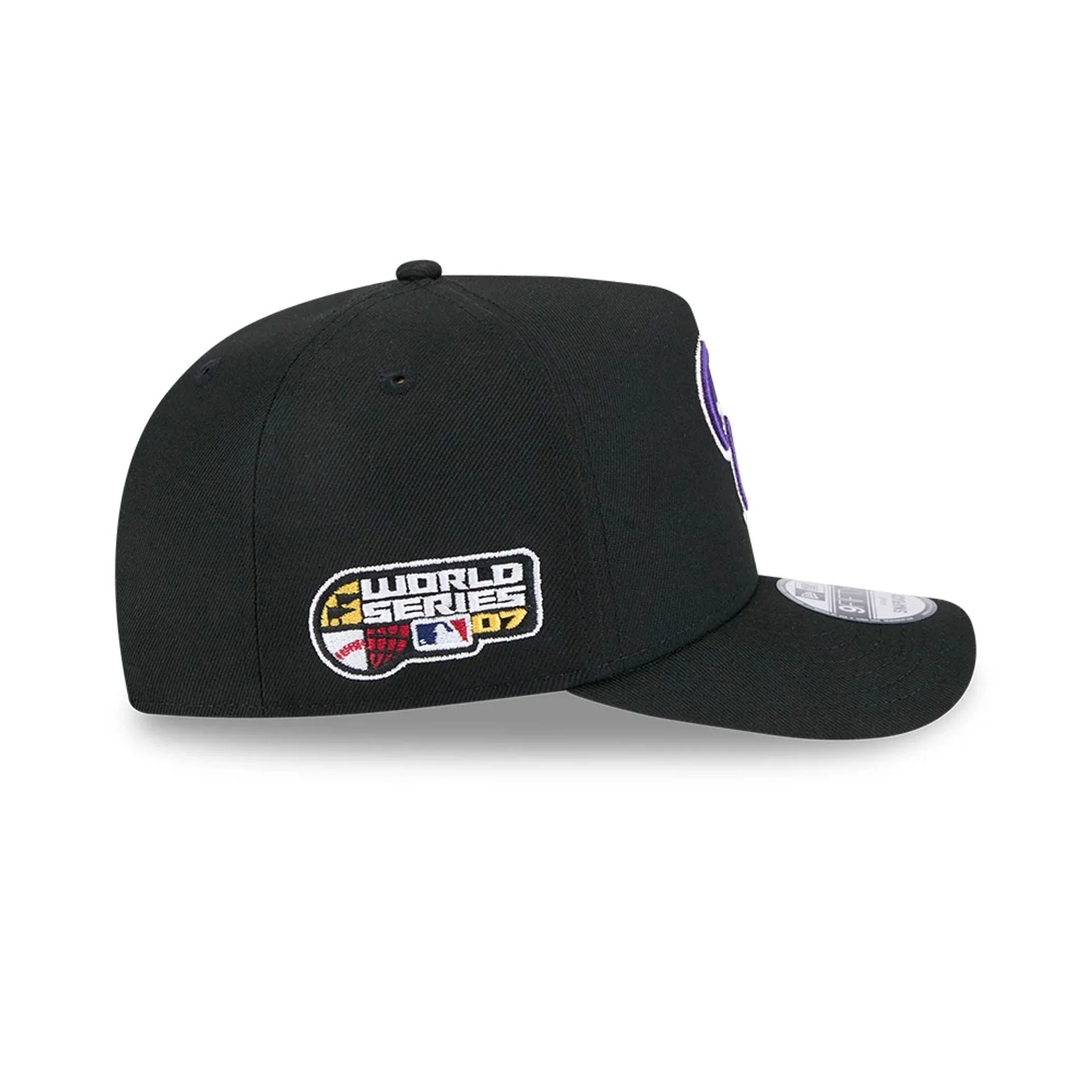 Colorado Rockies MLB Evergreen Black 9FIFTY A-Frame Snapback Adjustable Cap - Image 5