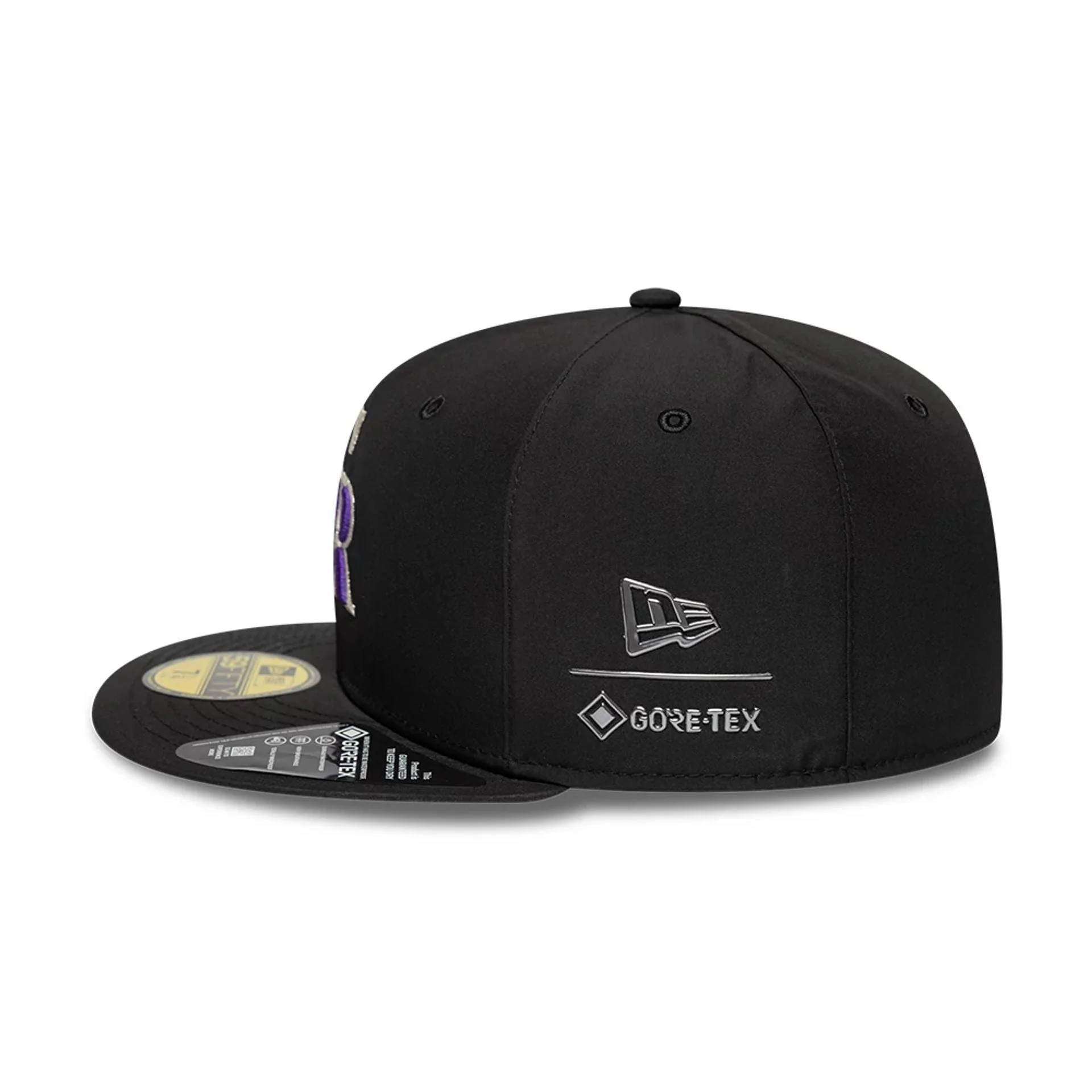 Colorado Rockies MLB Gore-Tex Black 59FIFTY Fitted Cap - Image 5