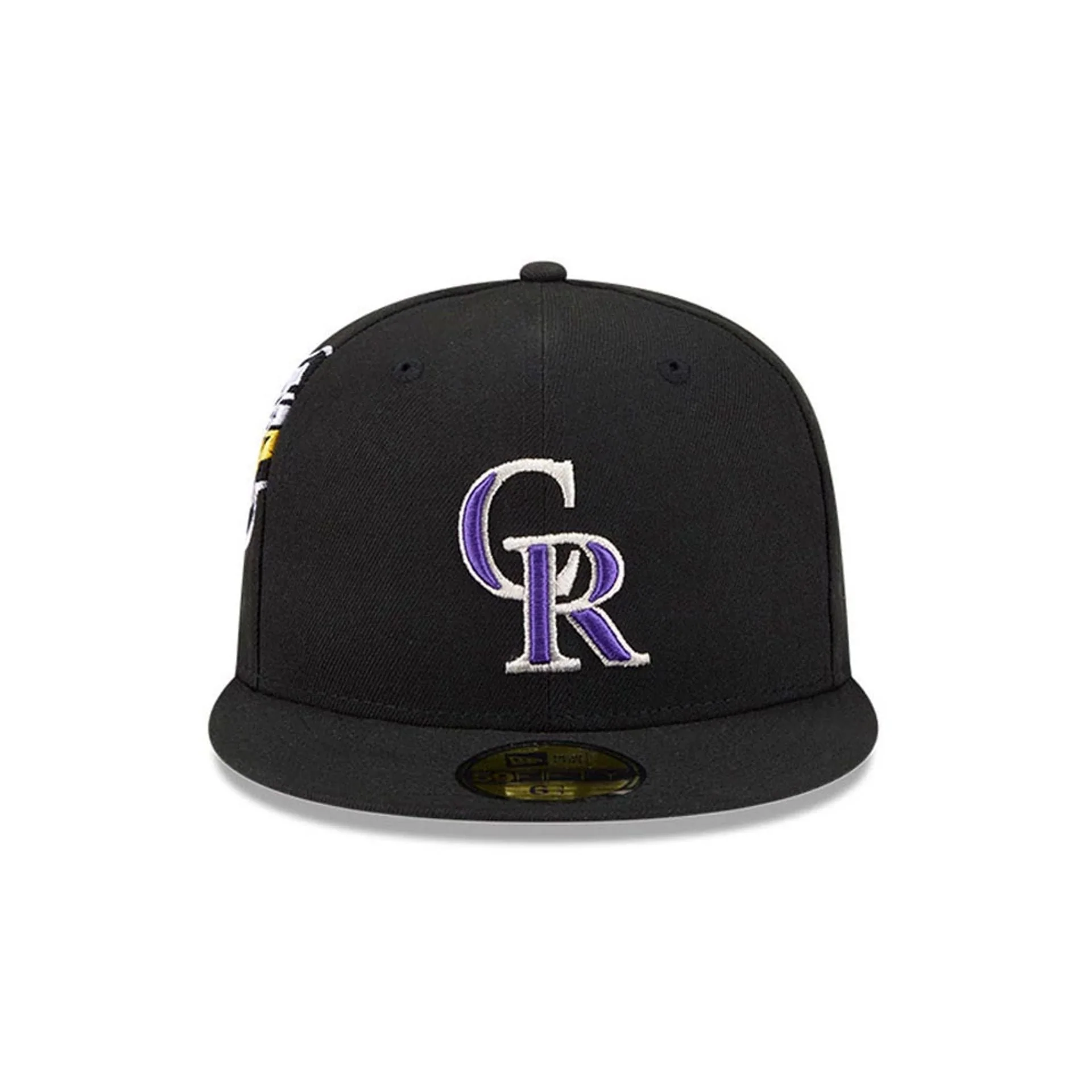 Colorado Rockies MLB Hidden Hit Black 59FIFTY Fitted Cap - Image 3