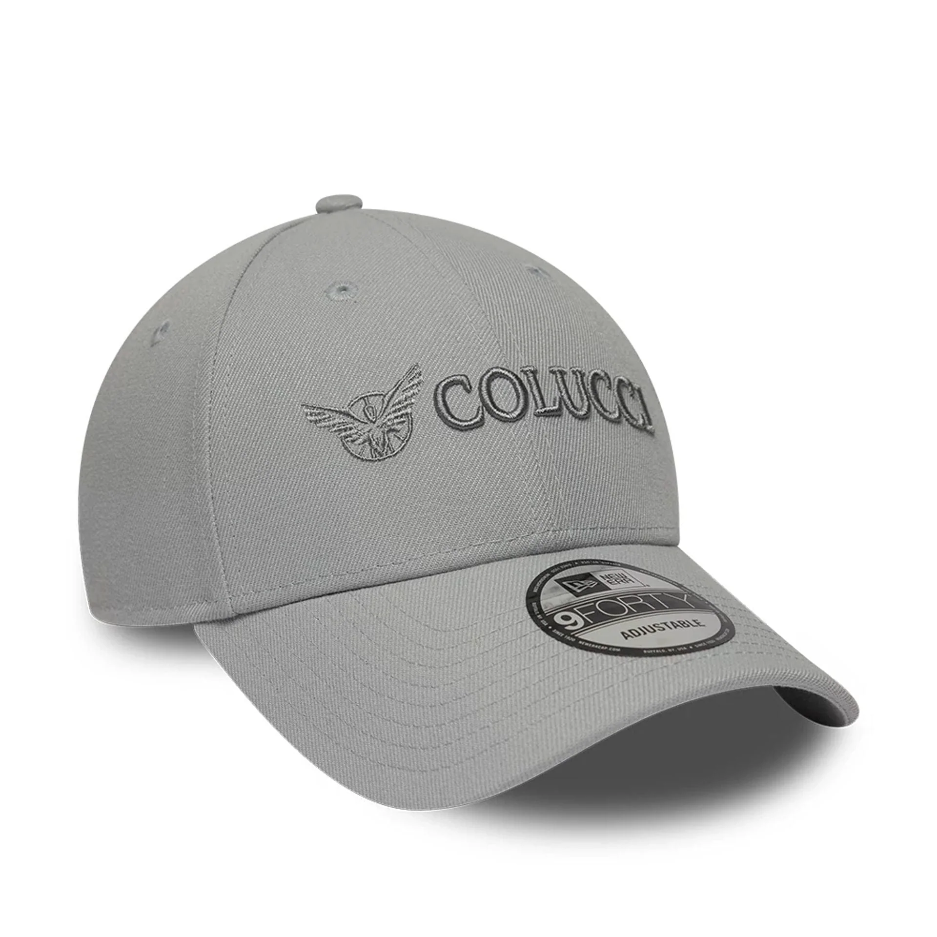Colucci X New Era Grey 9FORTY Adjustable Cap - Image 3