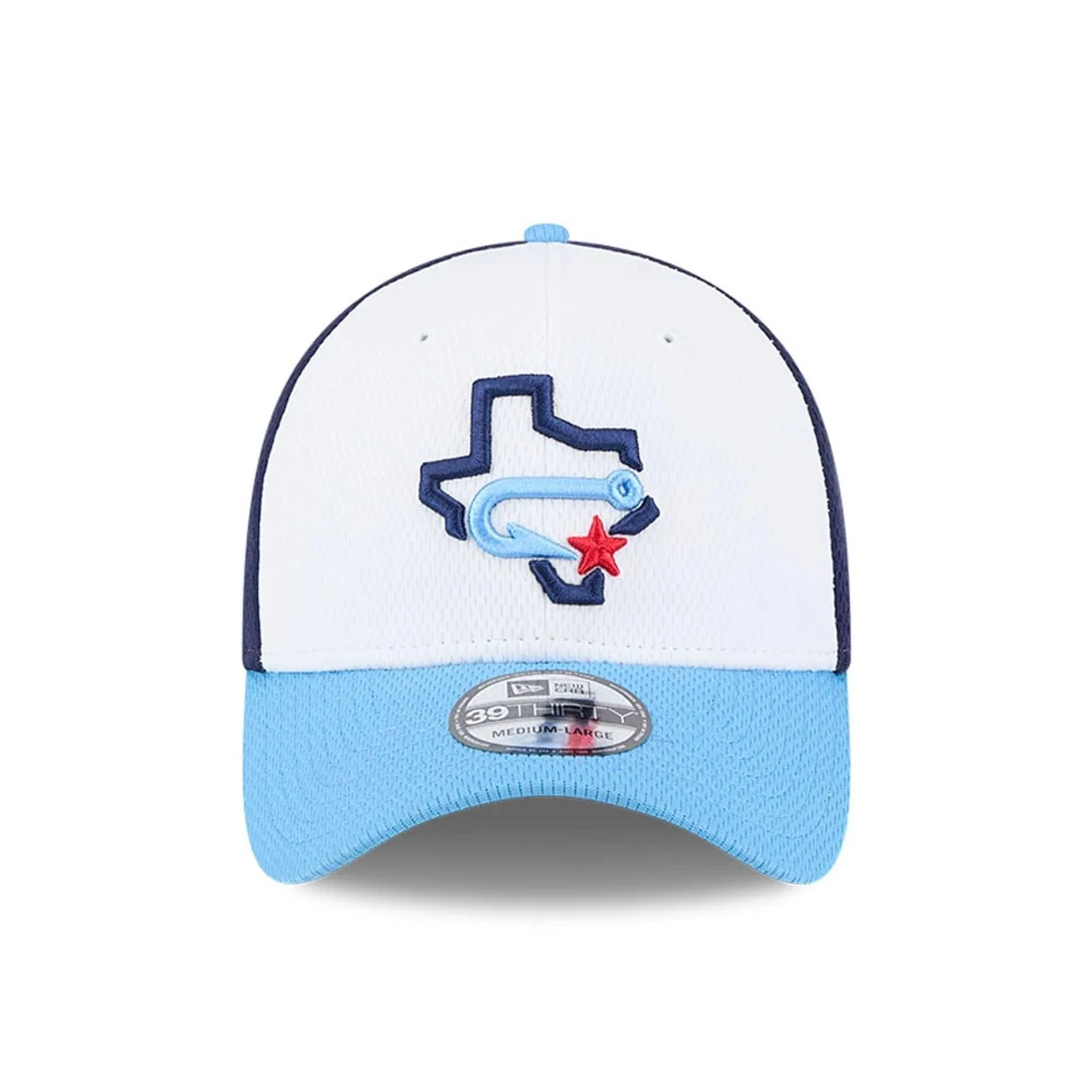 Corpus Cristi Hooks MiLB Batting Practice Navy 39THIRTY Stretch Fit Cap - Image 2