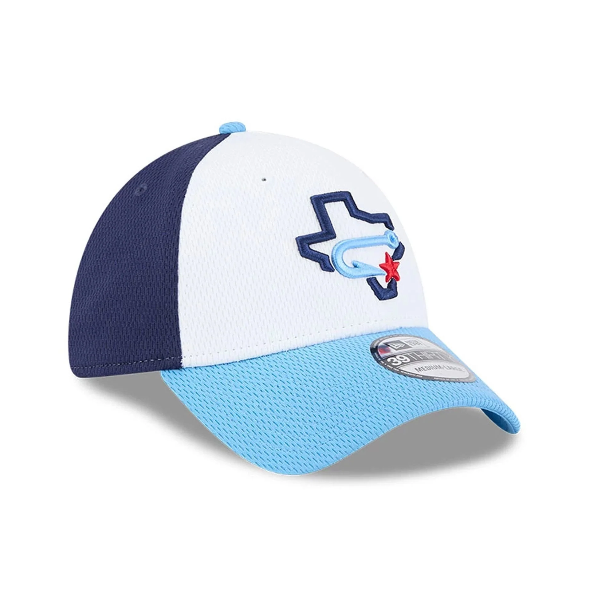 Corpus Cristi Hooks MiLB Batting Practice Navy 39THIRTY Stretch Fit Cap - Image 3