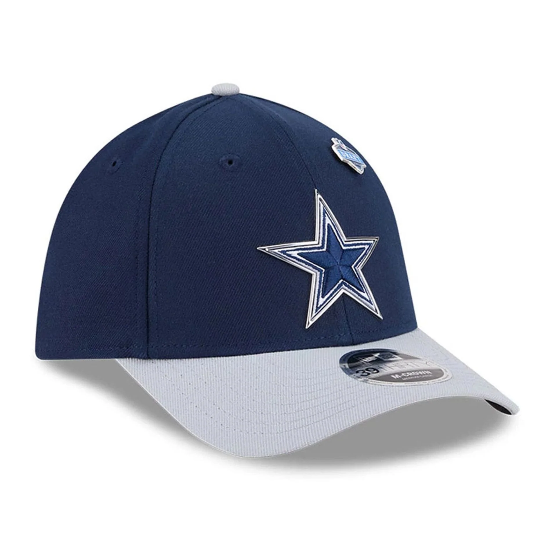 Dallas Cowboys NFL Draft 2026 Dark Blue 39THIRTY M-Crown Stretch Fit Cap - Image 4