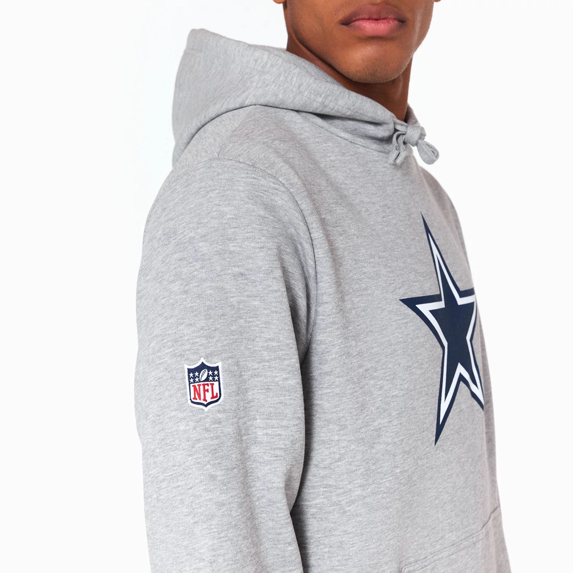 Dallas Cowboys NFL Grey Pullover Hoodie - Image 6