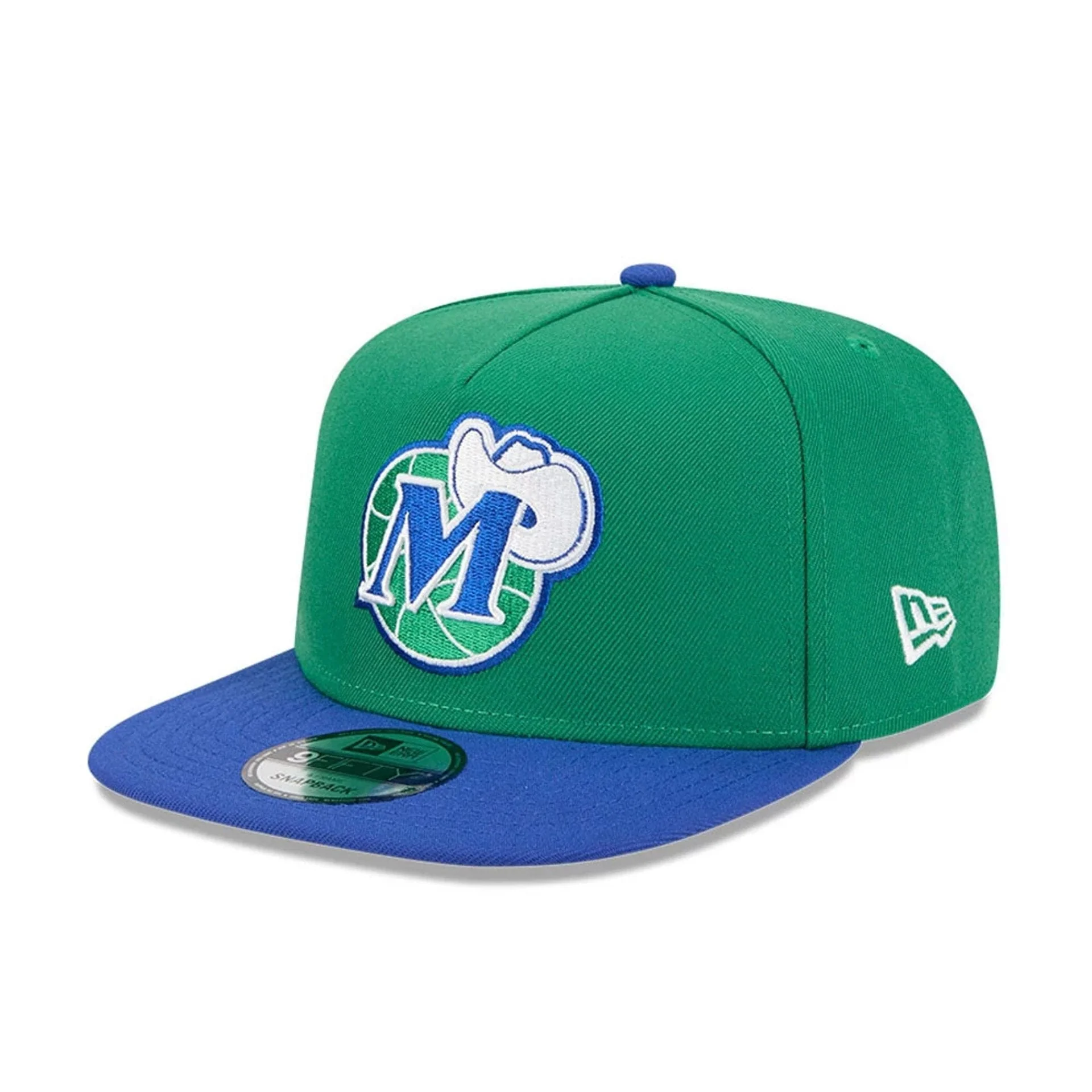 Dallas Mavericks NBA Classic Green 9FIFTY A-Frame Snapback Adjustable Cap - Image 5