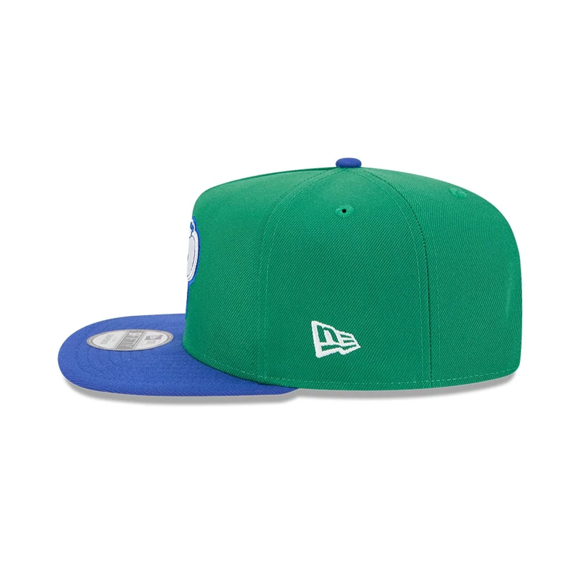 Dallas Mavericks NBA Classic Green 9FIFTY A-Frame Snapback Adjustable Cap - Image 7