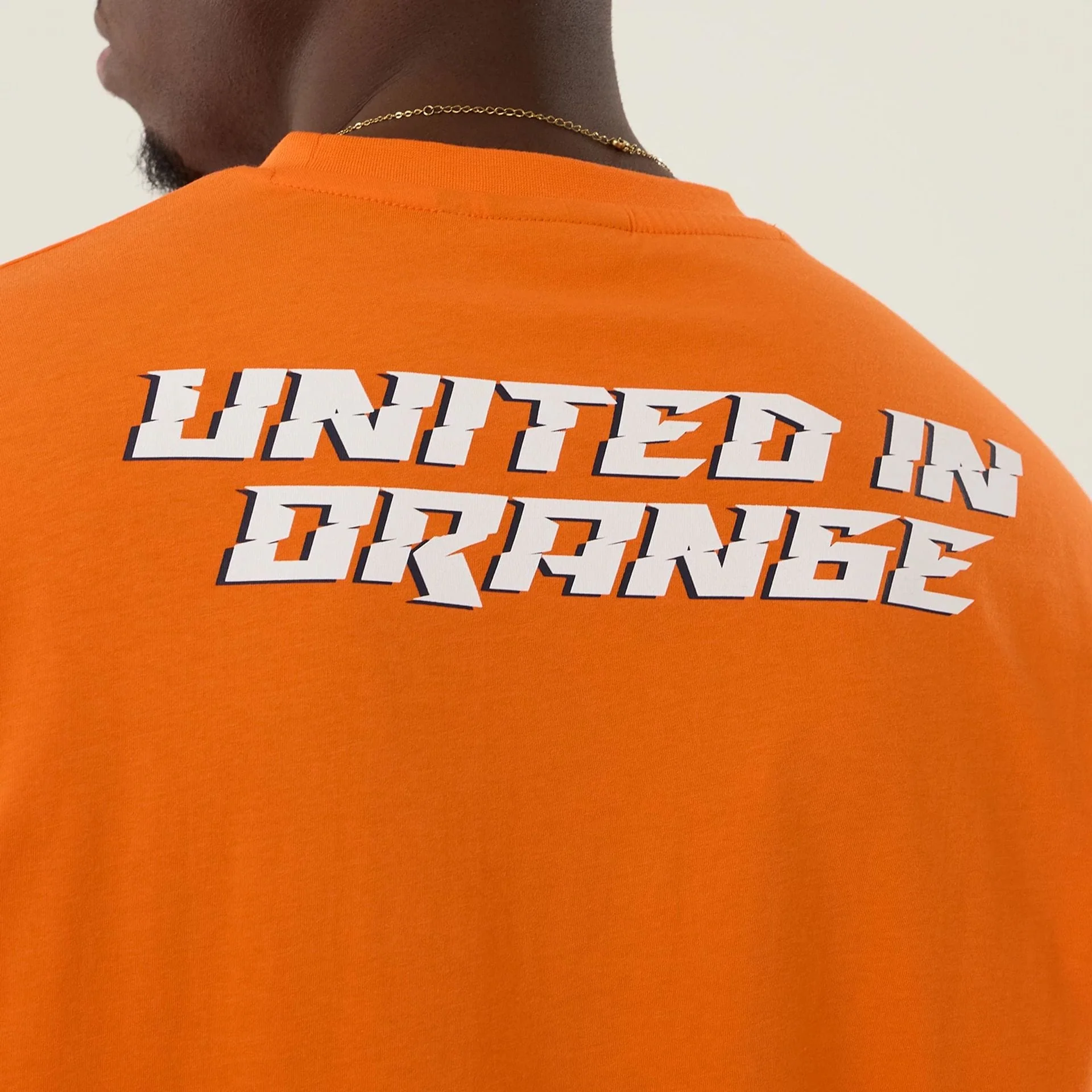 Denver Broncos NFL International Series Games 2025 Orange Oversized T-Shirt - Image 6