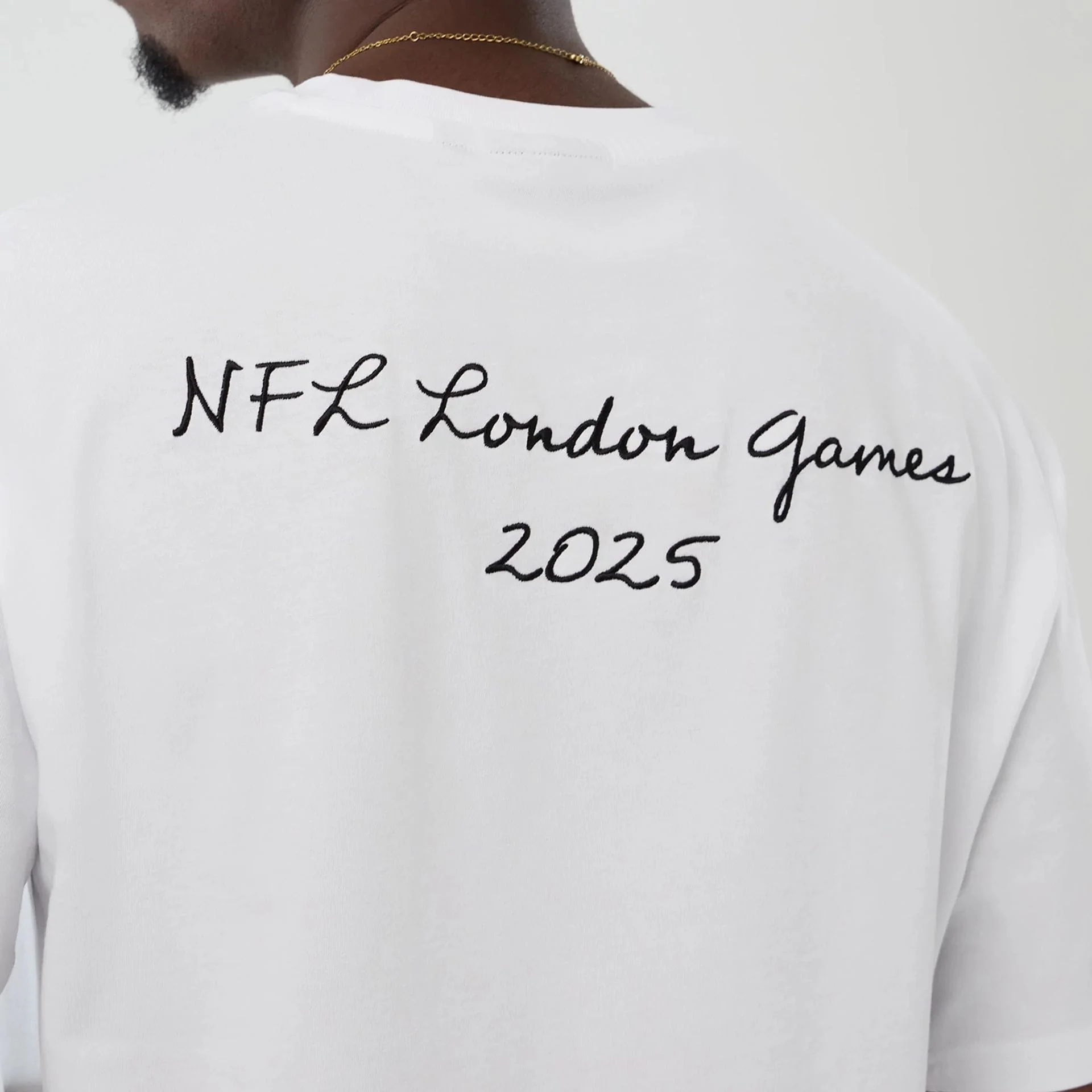 Denver Broncos NFL International Series Games 2025 White Premium T-Shirt - Image 4