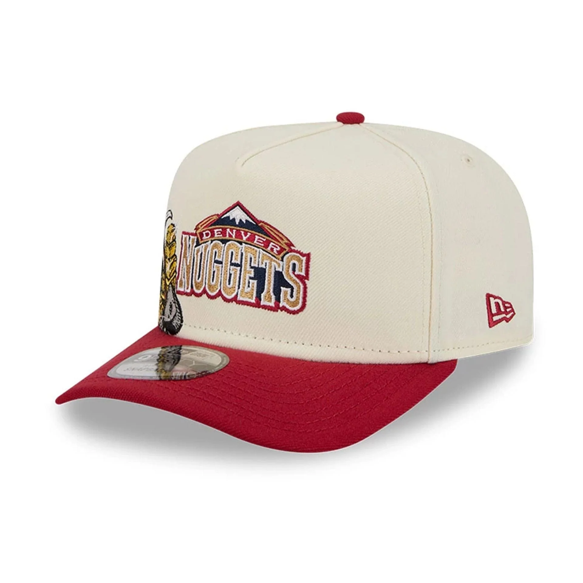 Denver Nuggets NBA Dark Red 9FIFTY A-Frame Snapback Adjustable Cap - Image 4