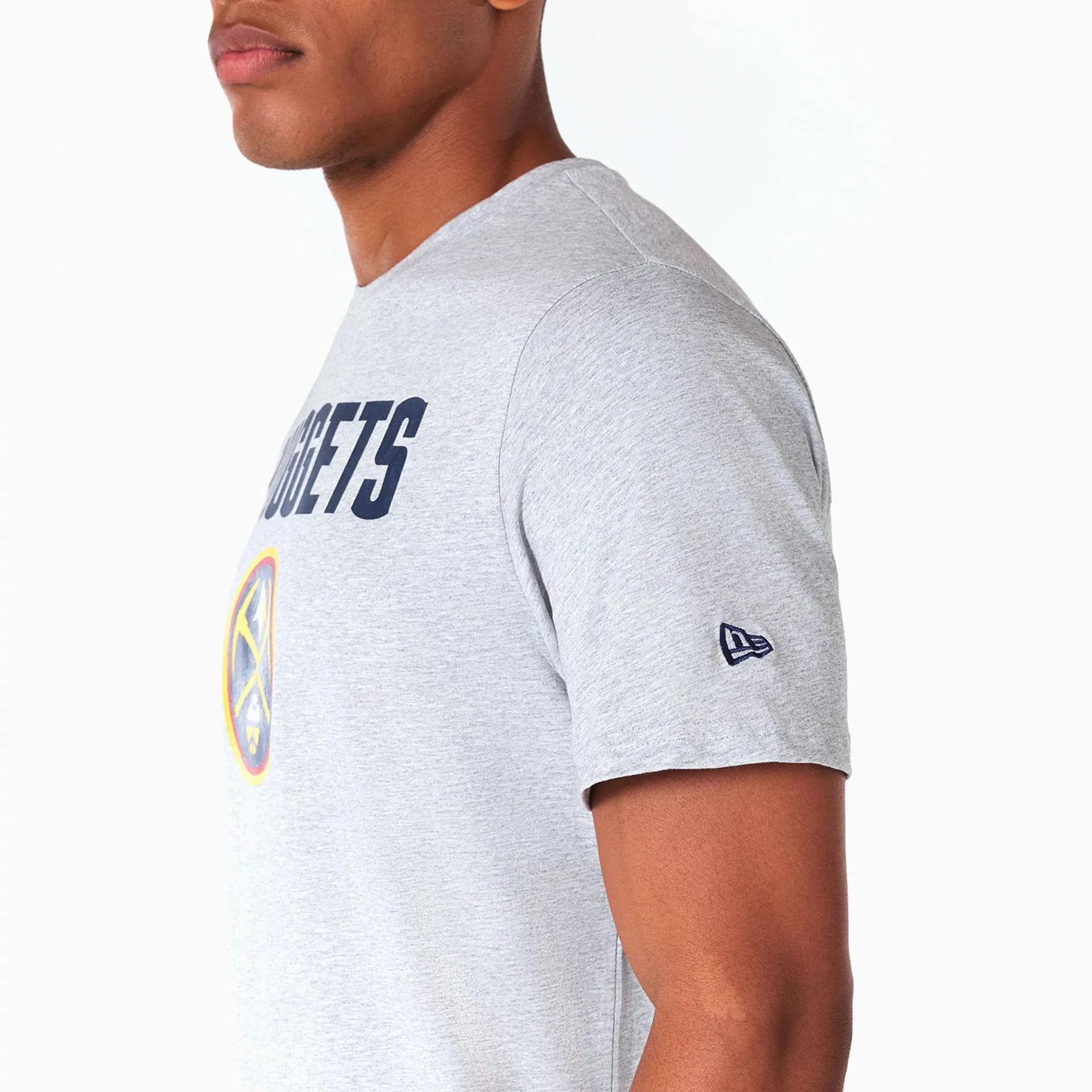 Denver Nuggets NBA Grey T-Shirt - Image 4