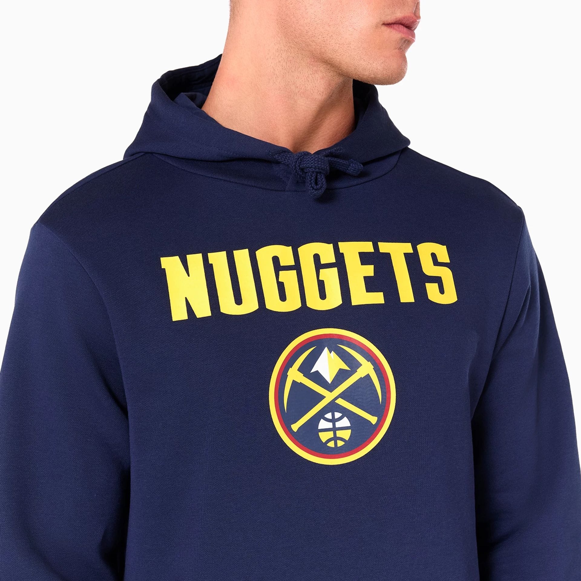 Denver Nuggets NBA Navy Pullover Hoodie - Image 2
