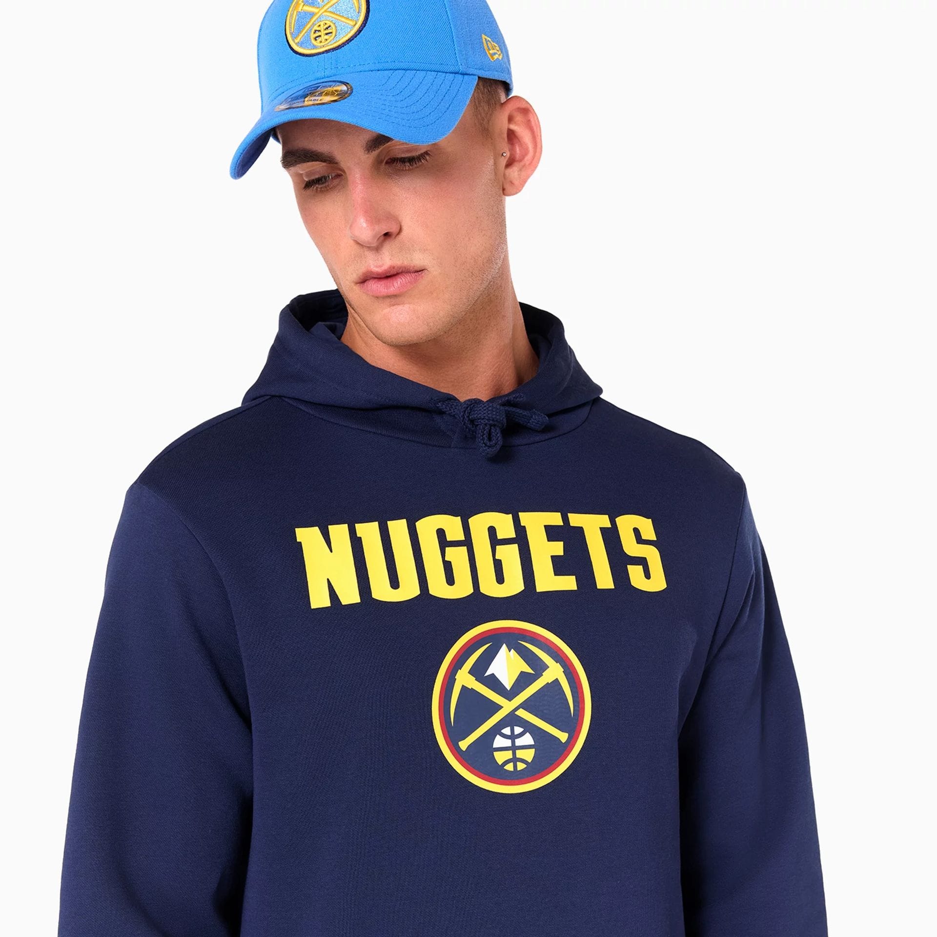 Denver Nuggets NBA Navy Pullover Hoodie - Image 5