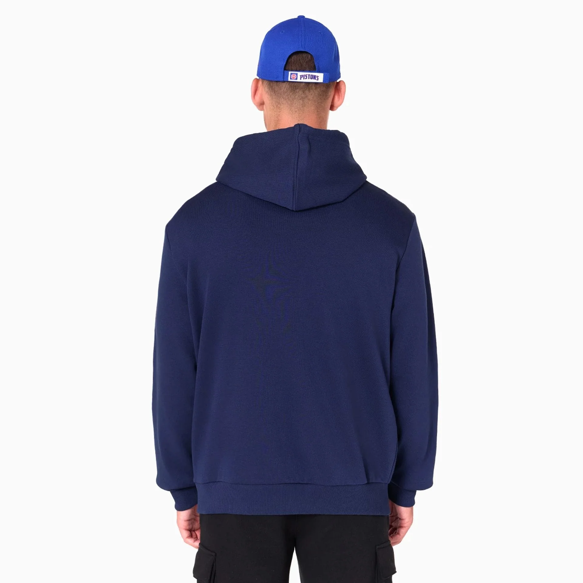 Detroit Pistons NBA Navy Pullover Hoodie - Image 7