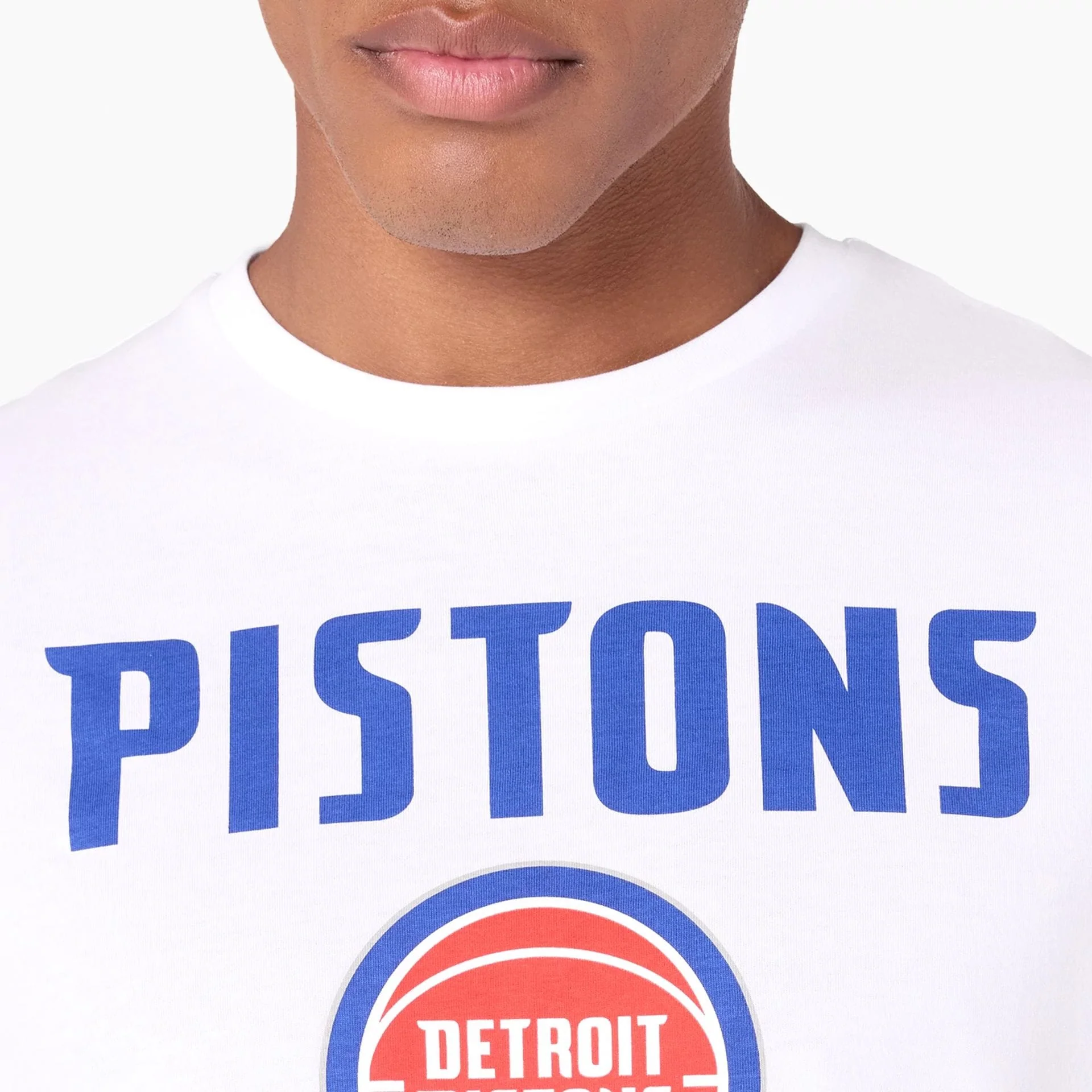 Detroit Pistons NBA White T-Shirt - Image 3