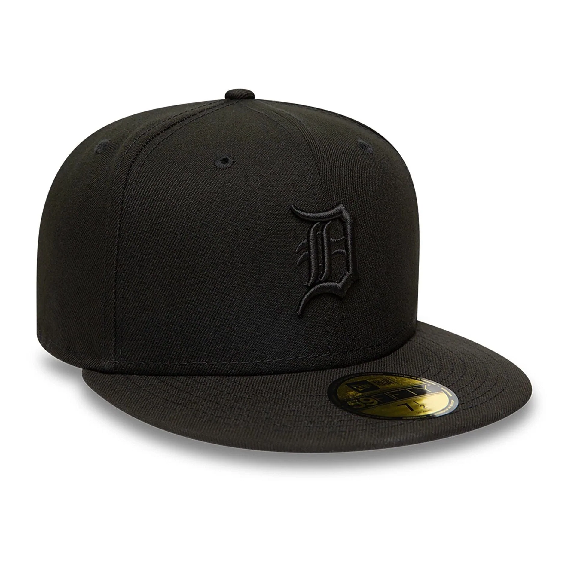 Detroit Tigers MLB Black on Black 59FIFTY Fitted Cap - Image 5