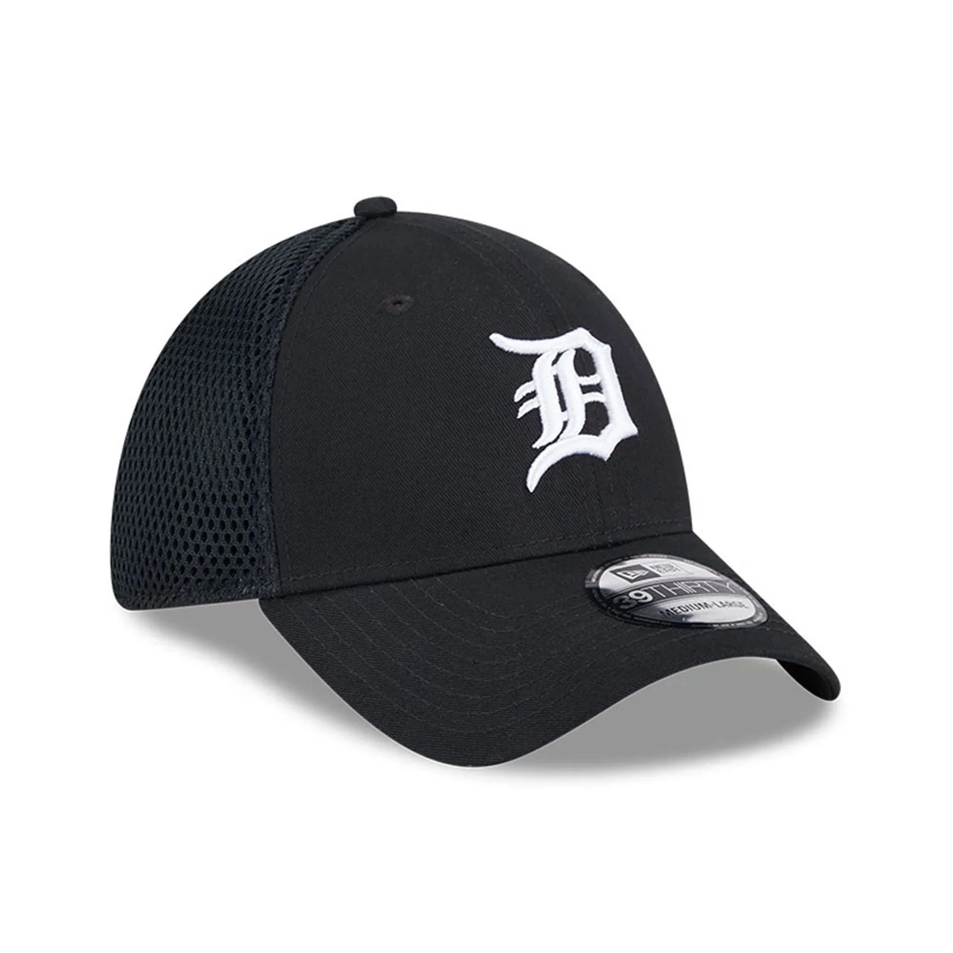 Detroit Tigers MLB Evergreen Neo Black 39THIRTY Stretch Fit Cap - Image 4