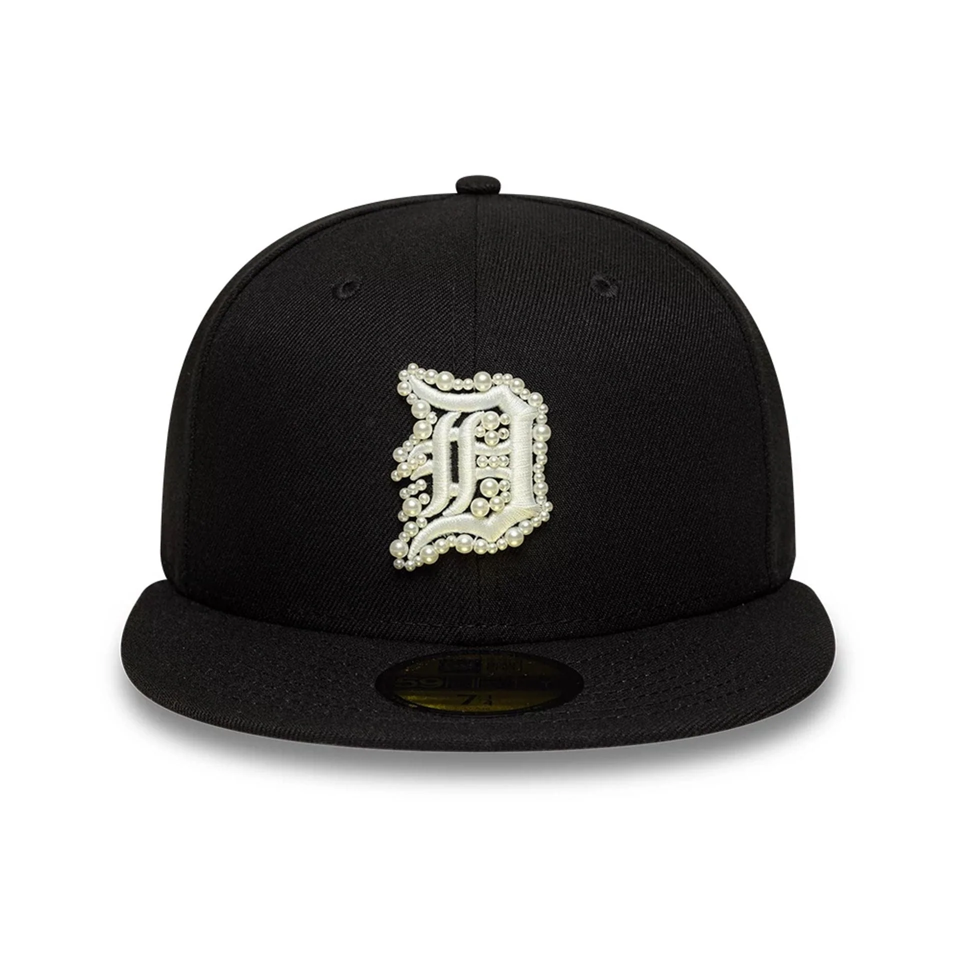 Detroit Tigers MLB Faux Pearl Black 59FIFTY Fitted Cap - Image 3