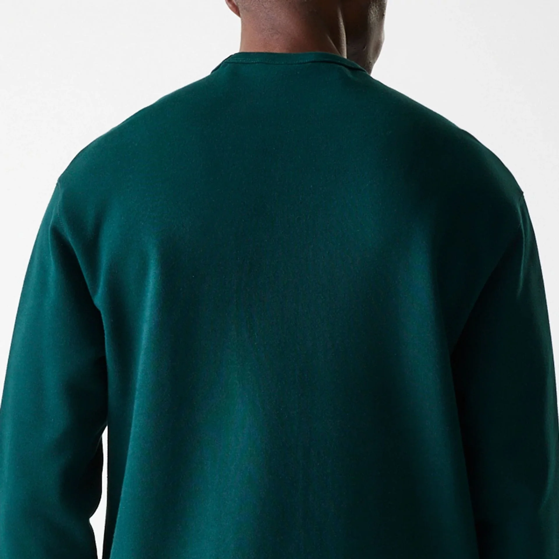 Detroit Tigers MLB Heritage Dark Green Oversized Crew Neck Sweater - Image 8
