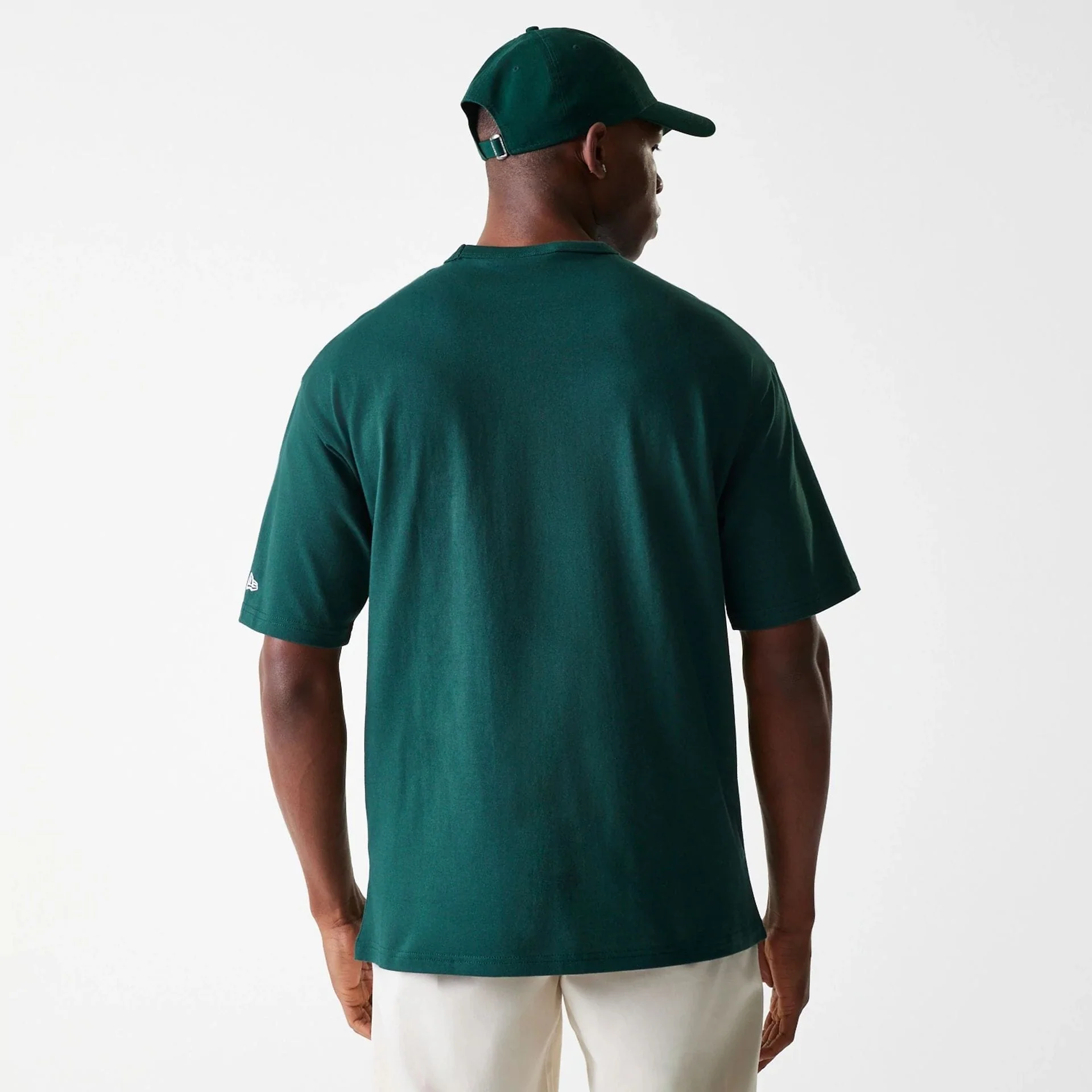 Detroit Tigers MLB Heritage Dark Green Oversized T-Shirt - Image 2