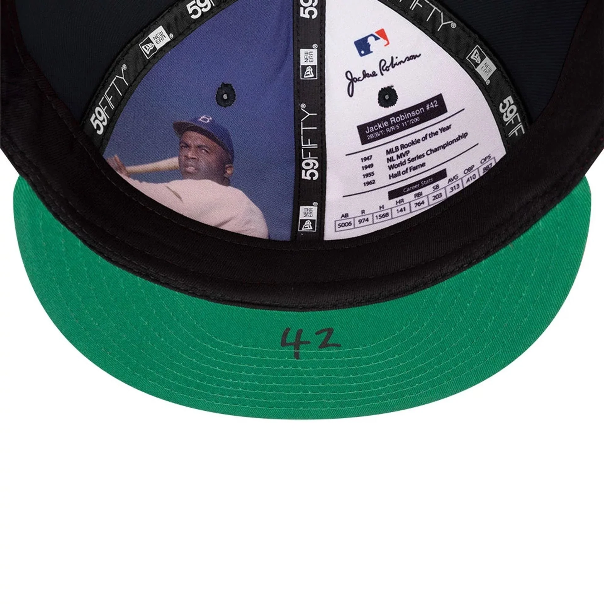 Detroit Tigers MLB Jackie Robinson Navy 59FIFTY Fitted Cap - Image 8
