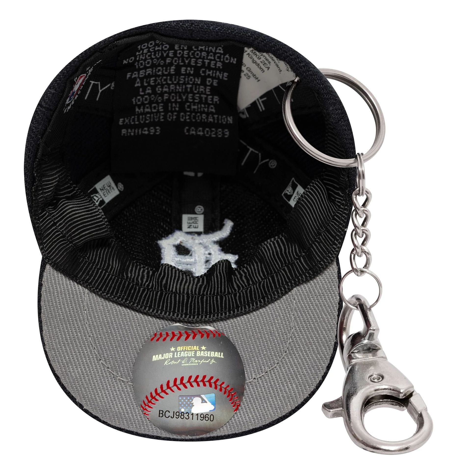 Detroit Tigers MLB Mini Cap Navy Key Chain - Image 5