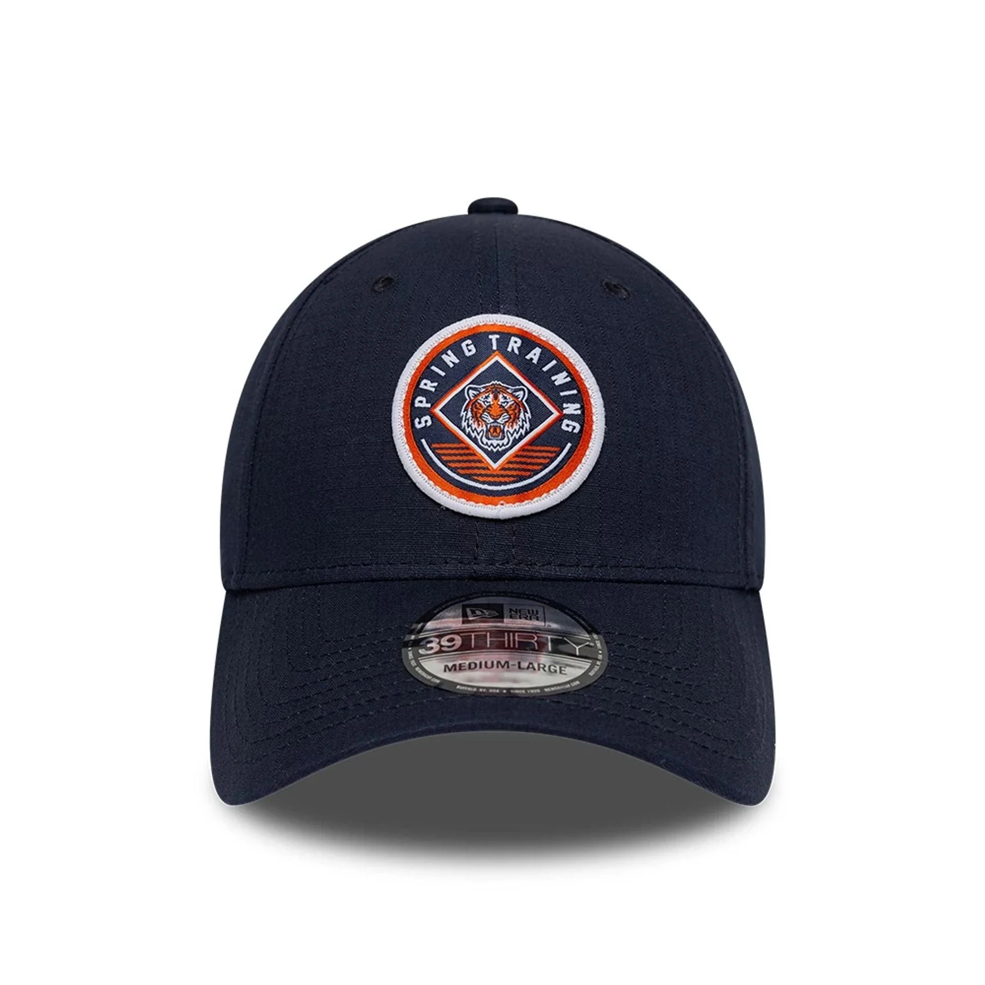 Detroit Tigers MLB Ripstop Navy 39THIRTY Stretch Fit Cap - Image 3