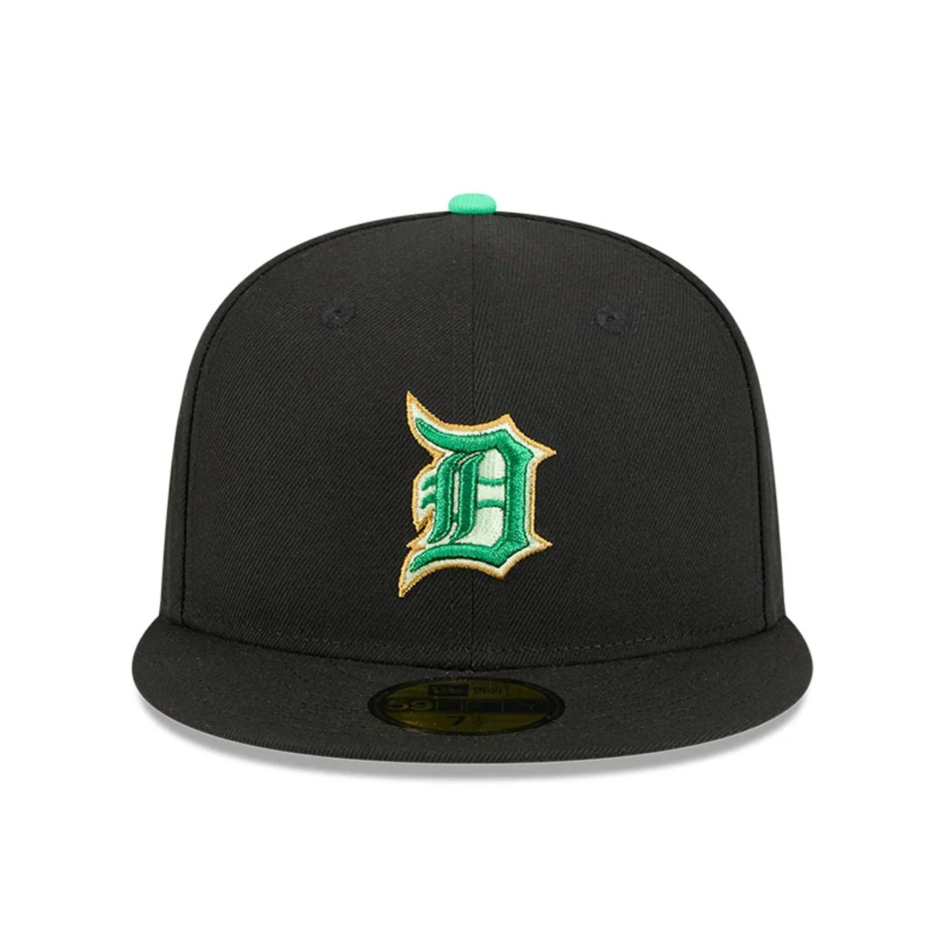 Detroit Tigers MLB Saint Patrick's Day Black 59FIFTY Fitted Cap - Image 2
