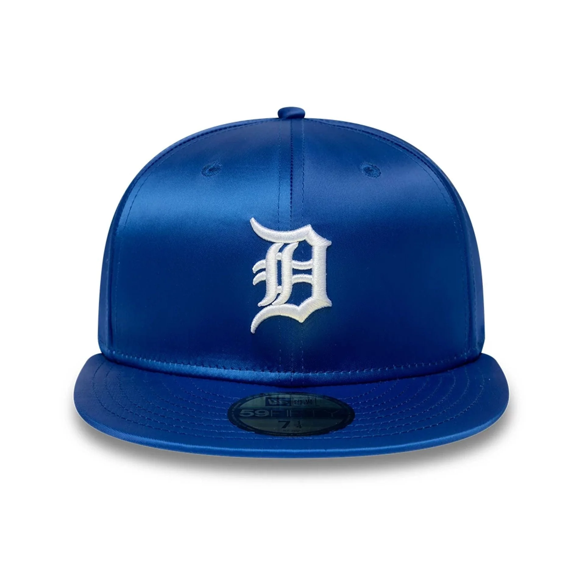 Detroit Tigers MLB Satin Blue 59FIFTY Fitted Cap - Image 2
