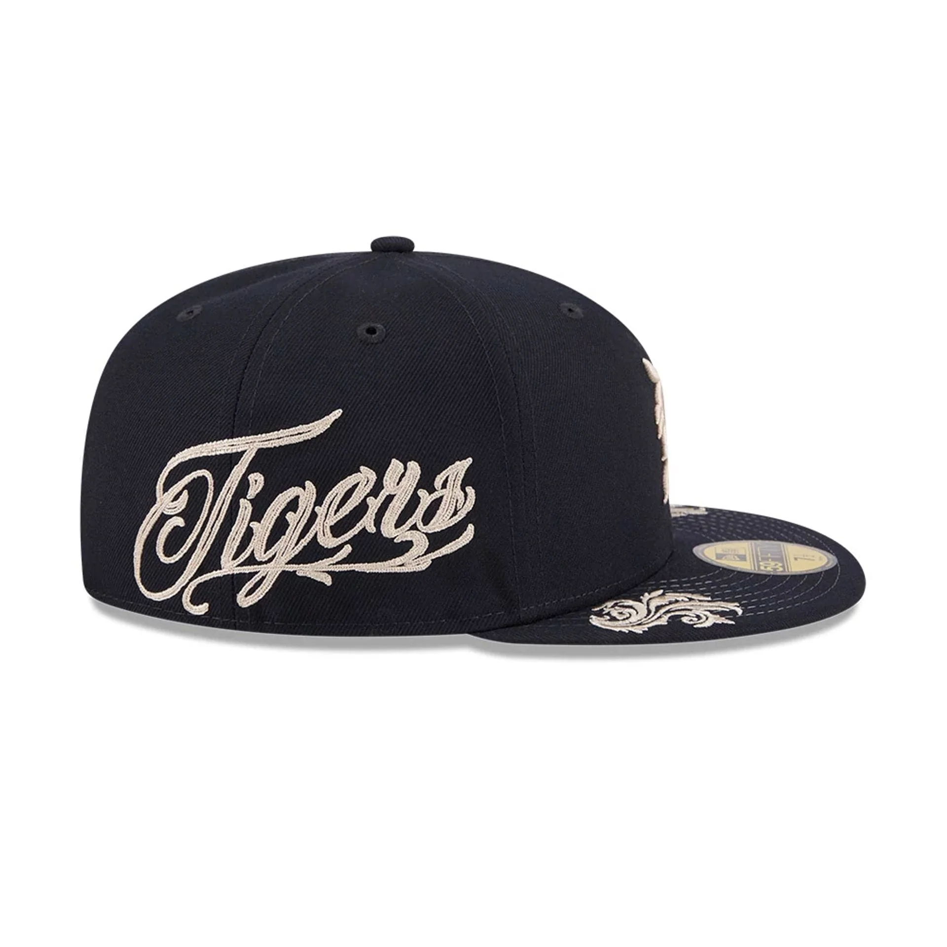 Detroit Tigers MLB Script Navy 59FIFTY Fitted Cap - Image 4