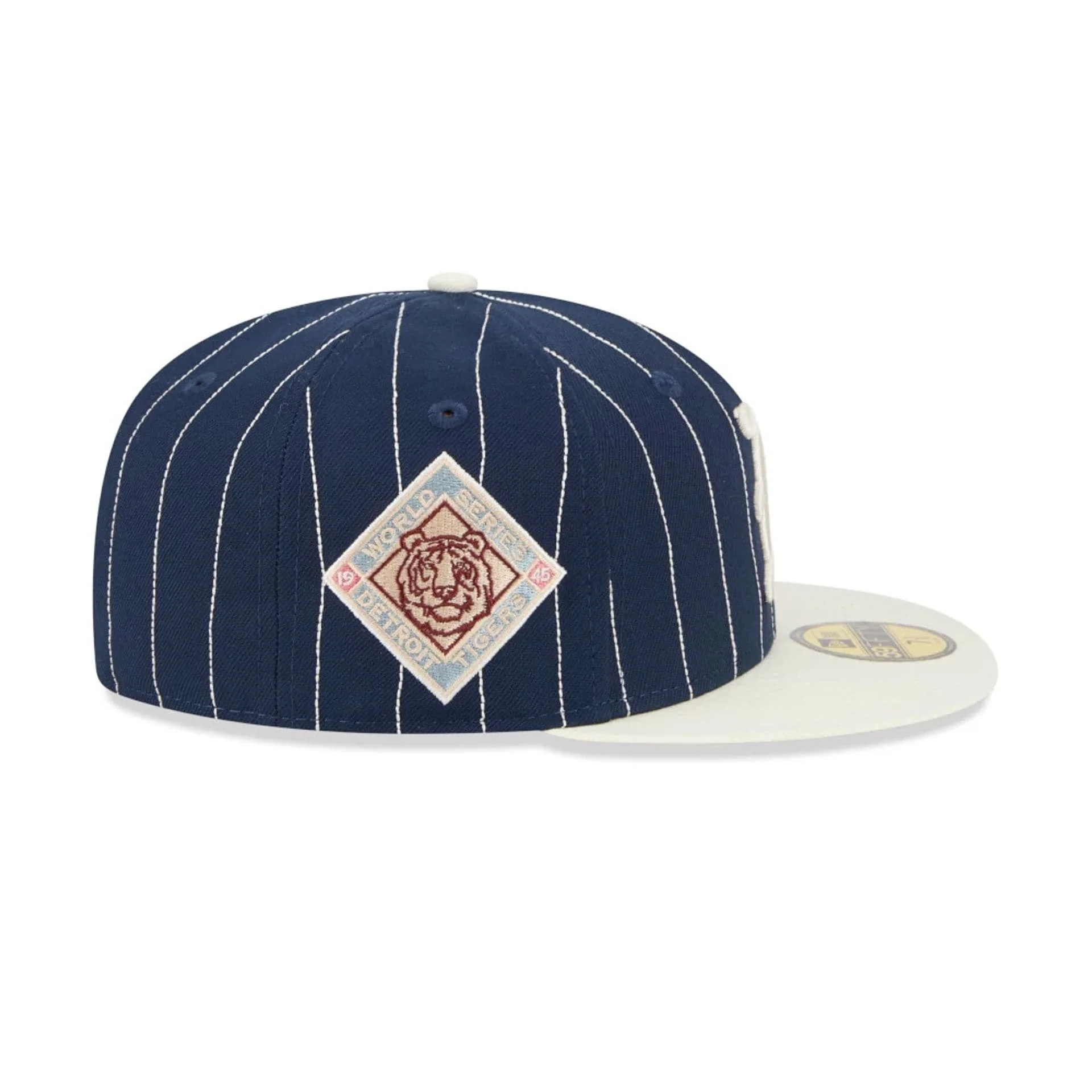 Detroit Tigers MLB Stripes Dark Blue 59FIFTY Fitted Cap - Image 5