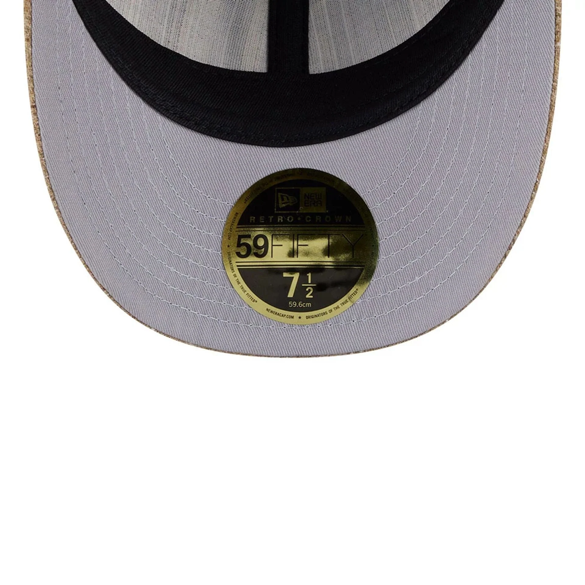 Detroit Tigers MLB Vintage Tweed Open Blue Retro Crown 59FIFTY Fitted Cap - Image 2