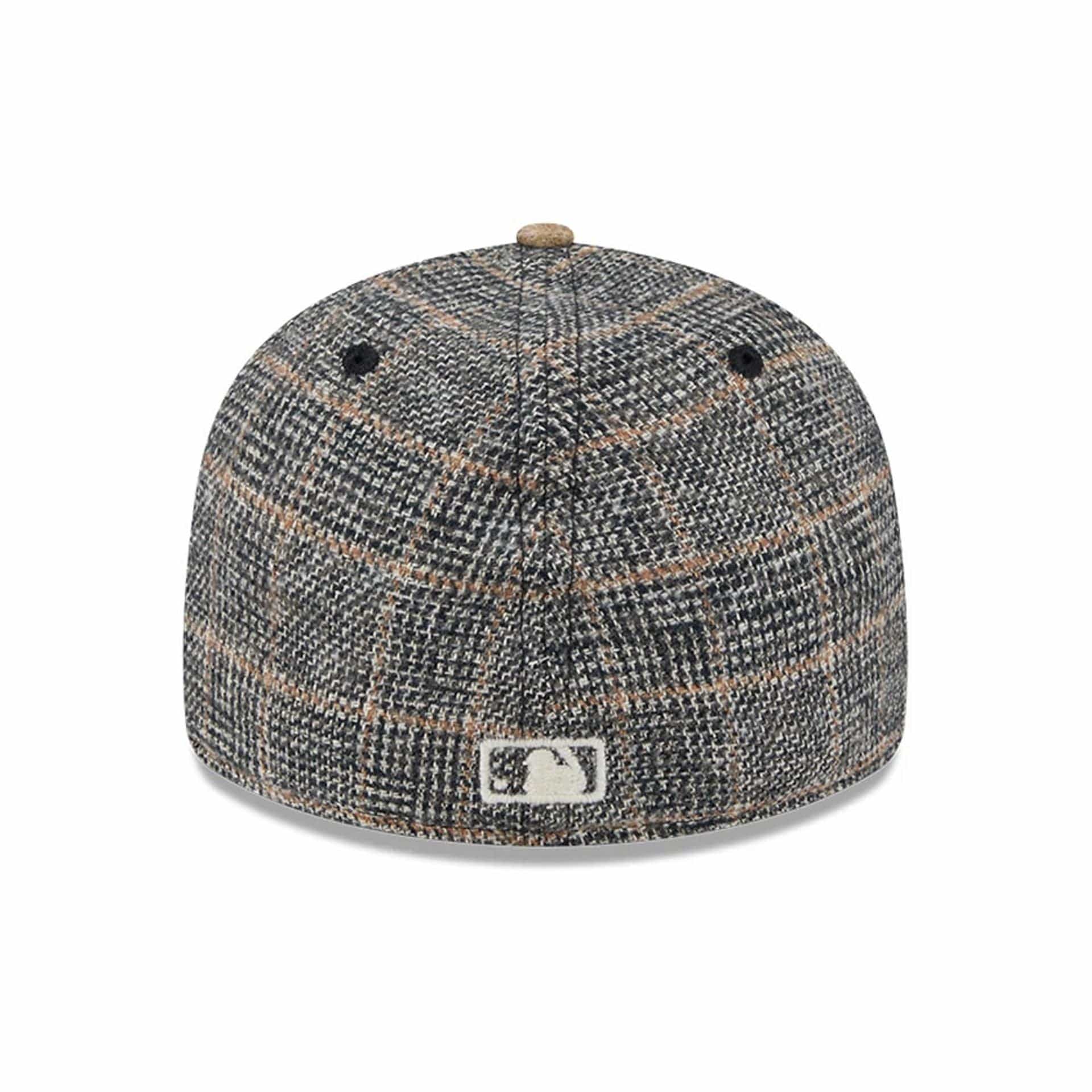 Detroit Tigers MLB Vintage Tweed Open Blue Retro Crown 59FIFTY Fitted Cap - Image 5
