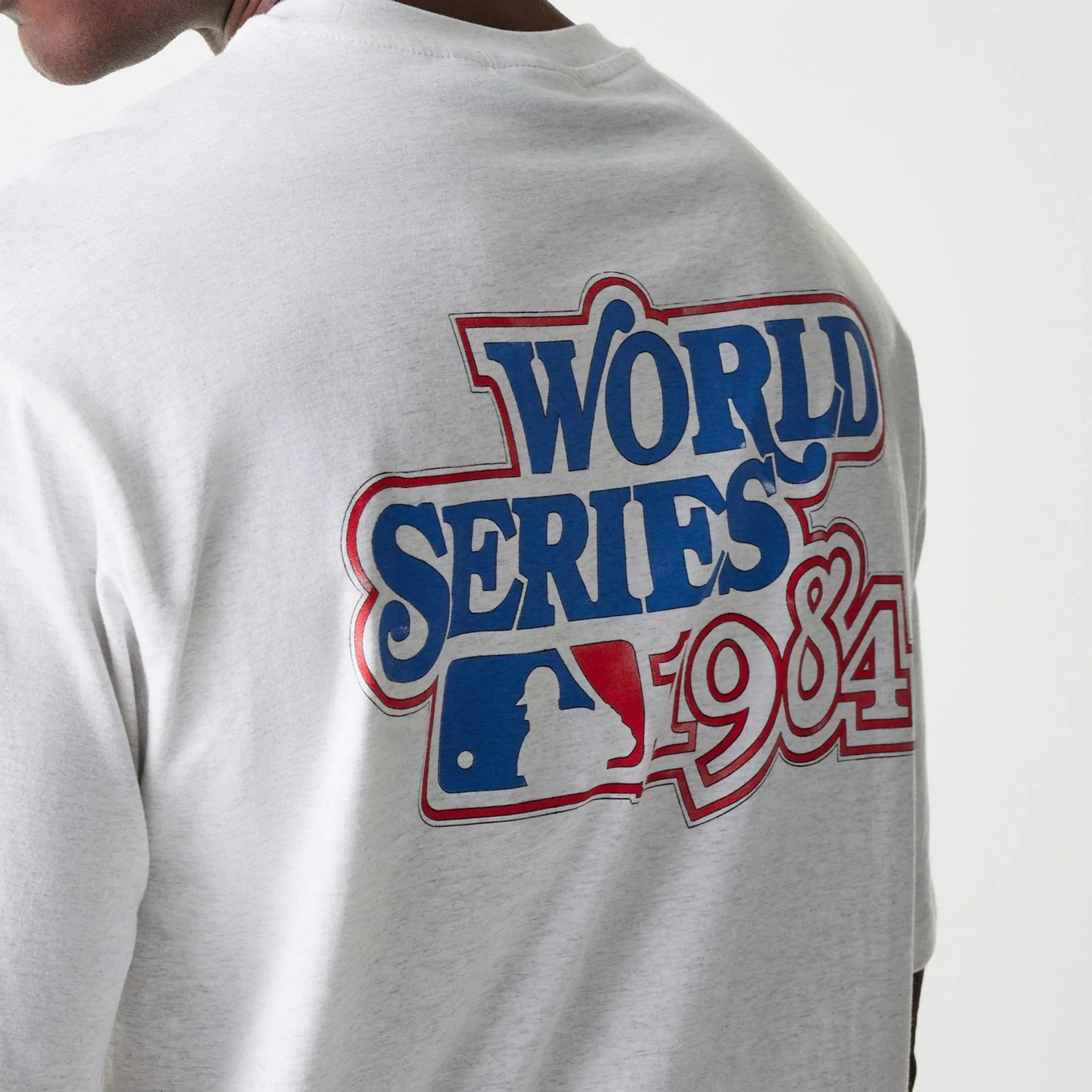 Detroit Tigers MLB World Series Pastel Grey Oversized T-Shirt - Image 6