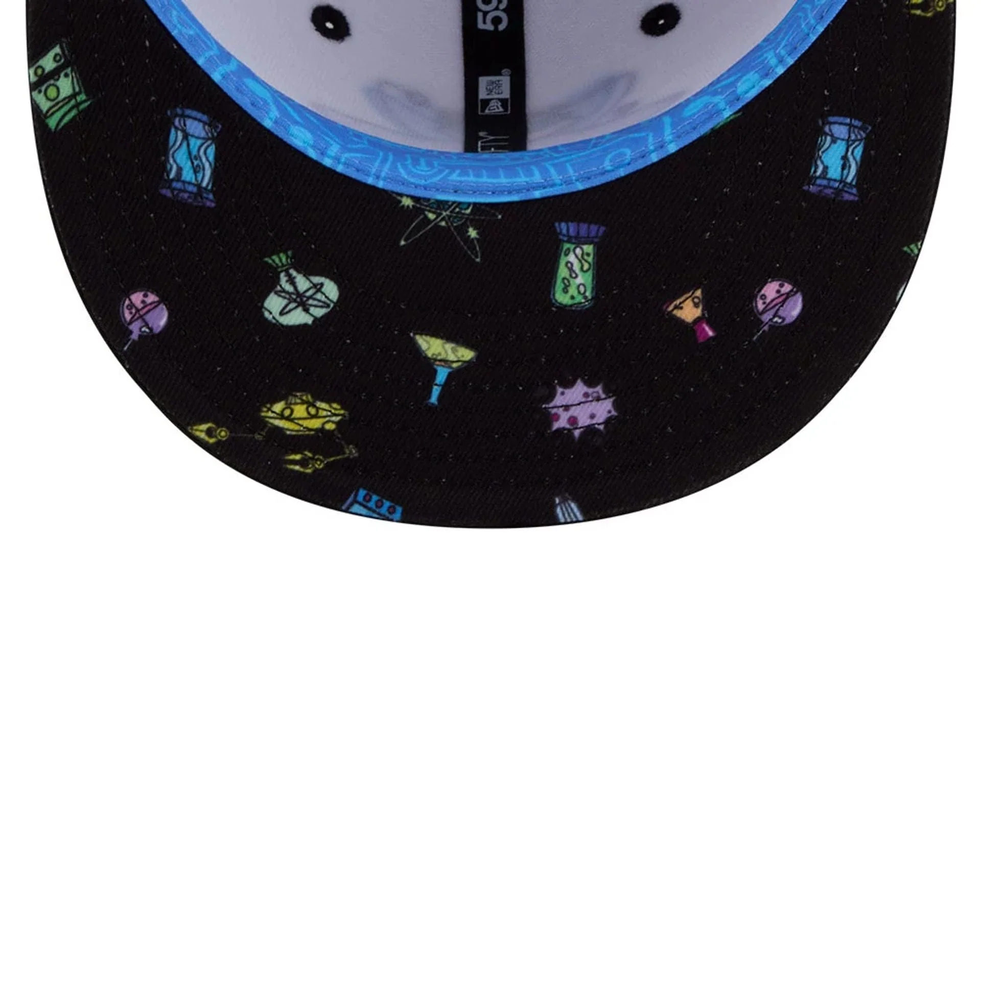 Dexter's Laboratory Genius At Work White 59FIFTY Fitted Cap - Image 2