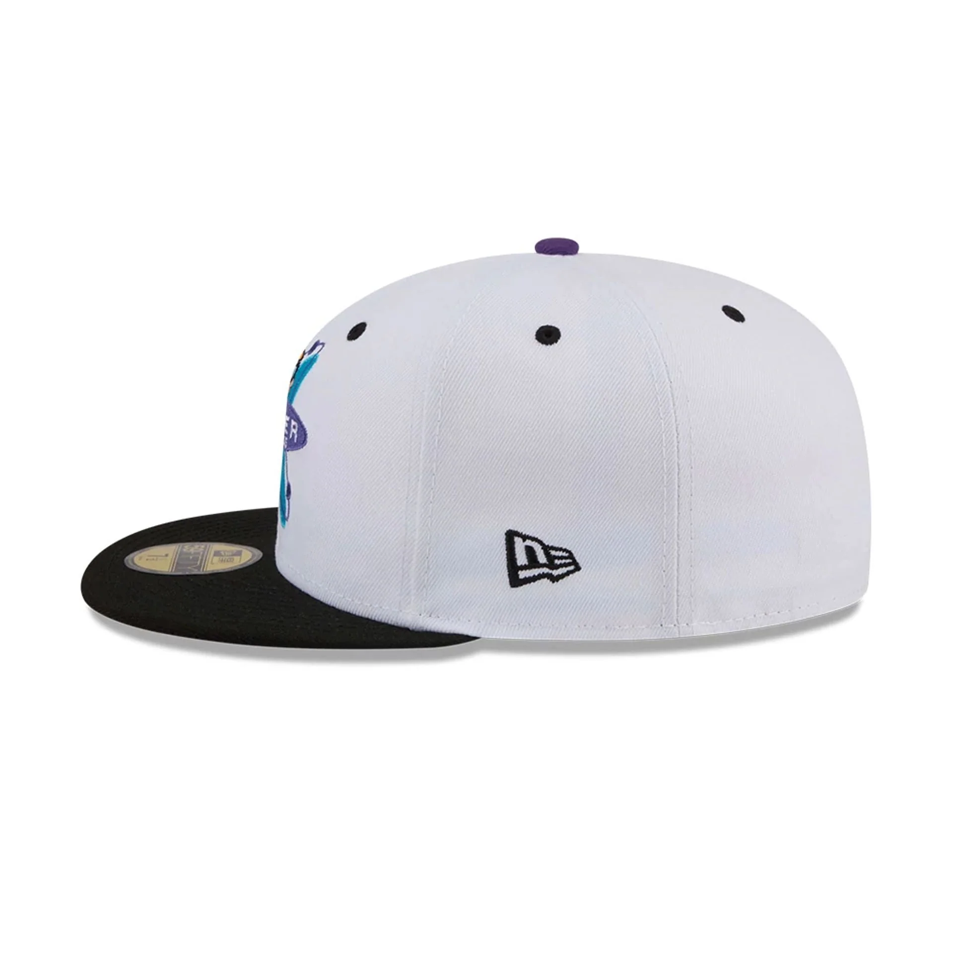 Dexter's Laboratory Genius At Work White 59FIFTY Fitted Cap - Image 6