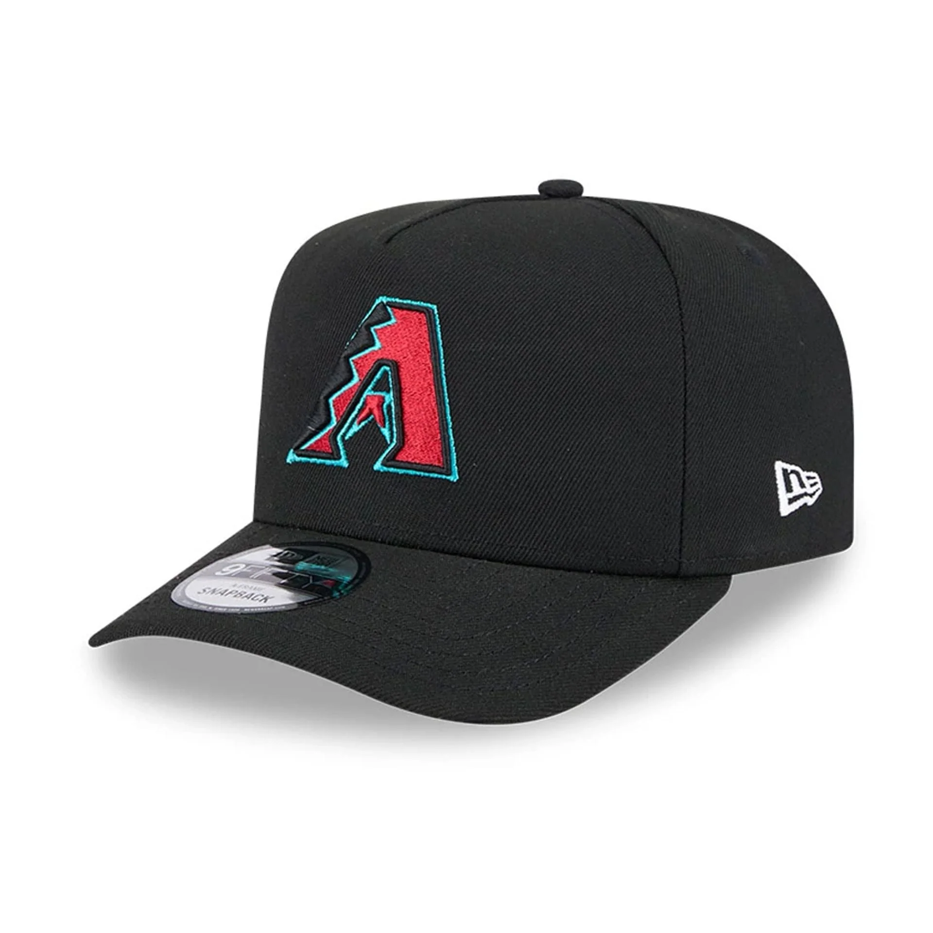 Diamondbacks MLB Evergreen Black 9FIFTY A-Frame Snapback Adjustable Cap - Image 4