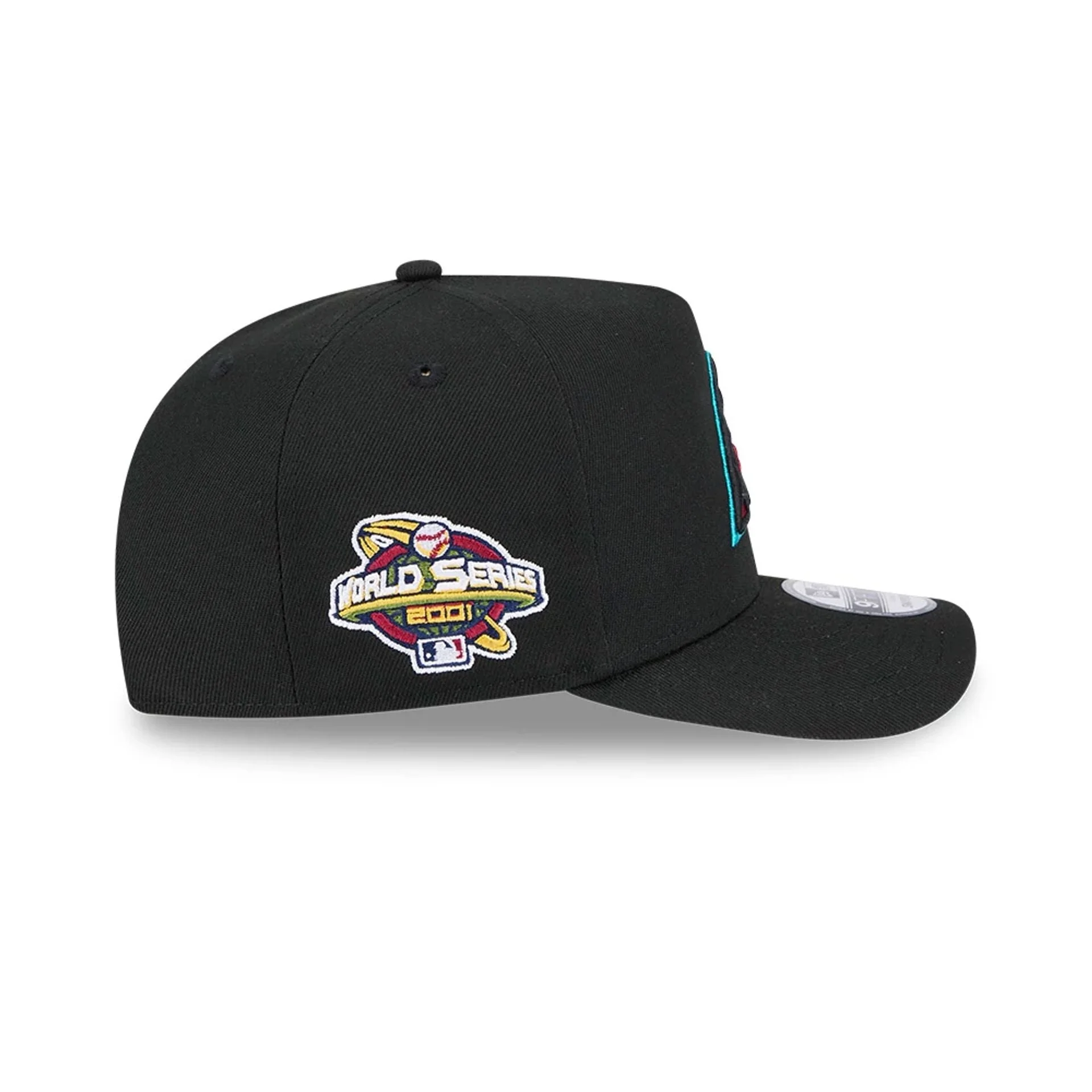 Diamondbacks MLB Evergreen Black 9FIFTY A-Frame Snapback Adjustable Cap - Image 5