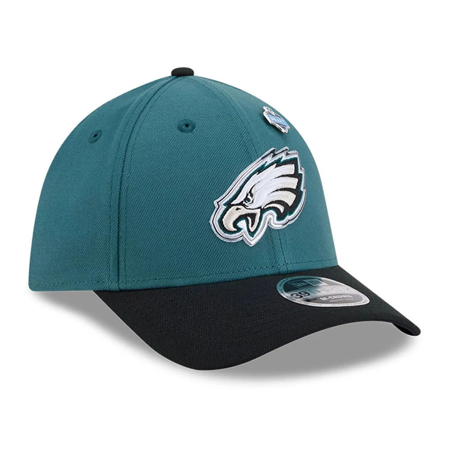 Eagles NFL Draft 2026 Dark Green 39THIRTY M-Crown Stretch Fit Cap - Image 4