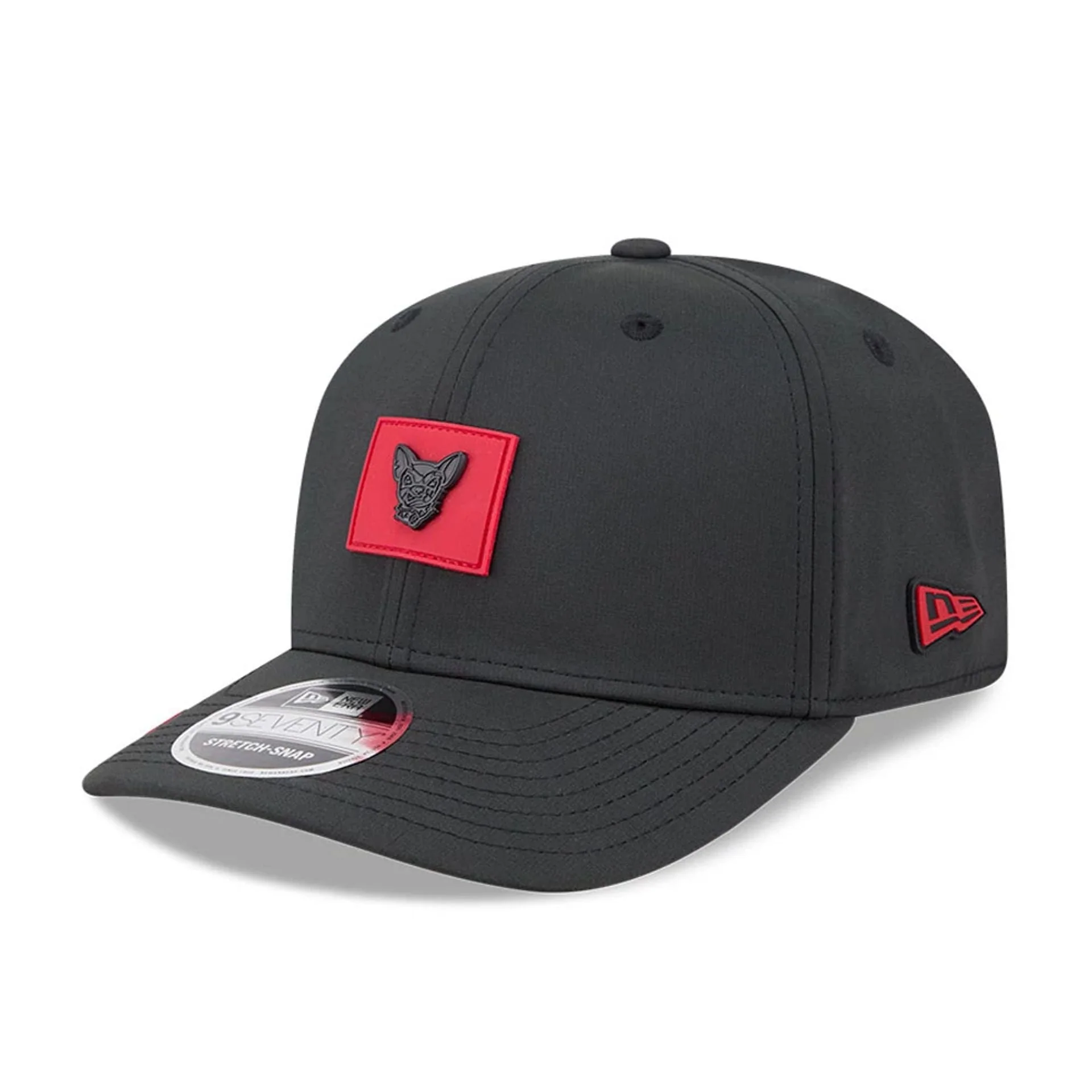 El Paso Chihuahuas MiLB Clubhouse Black 9SEVENTY Stretch Snap Adjustable Cap - Image 3