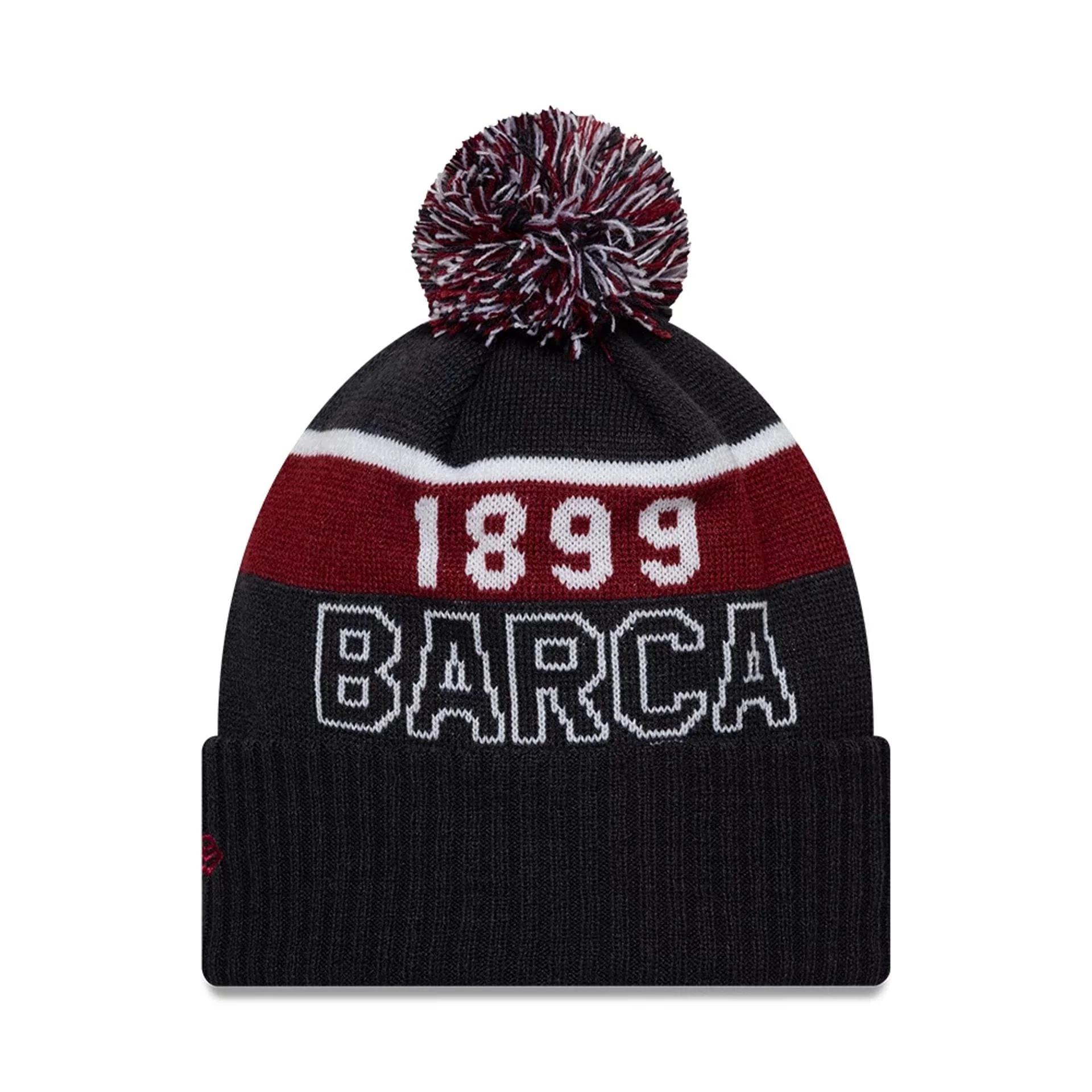 FC Barcelona Core Navy Sport knit Beanie Hat - Image 2