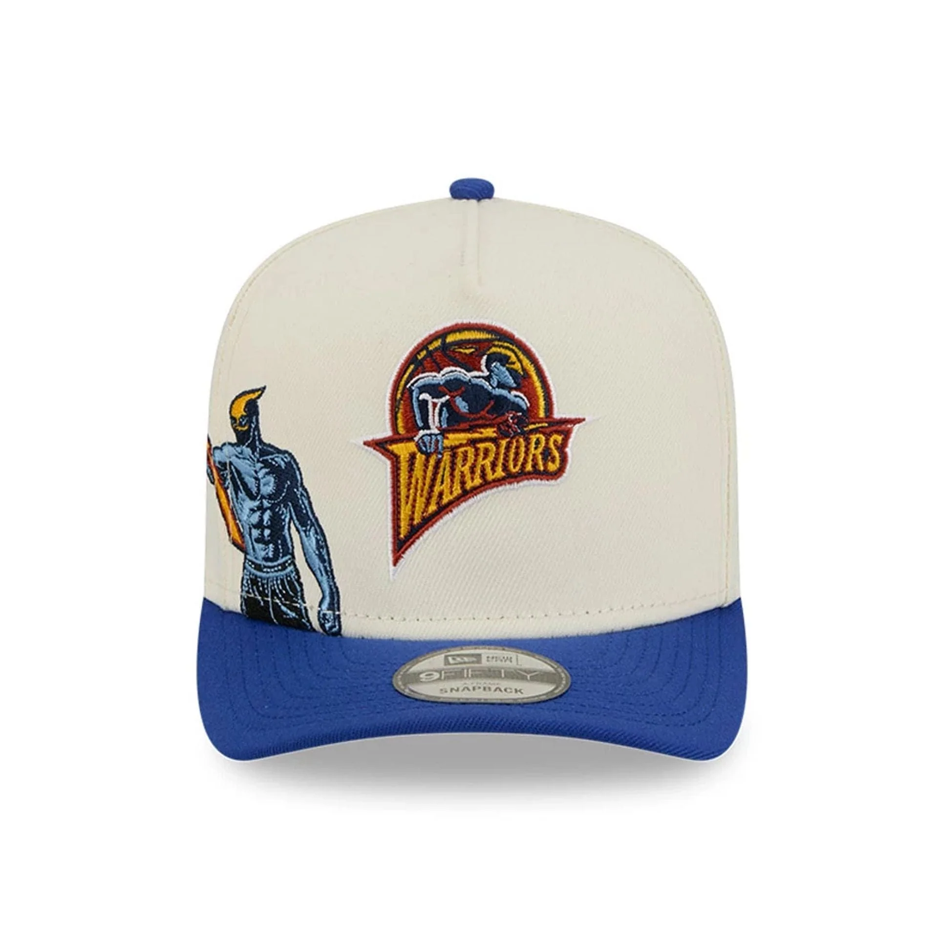 Golden State Warriors NBA Blue 9FIFTY A-Frame Snapback Adjustable Cap - Image 3