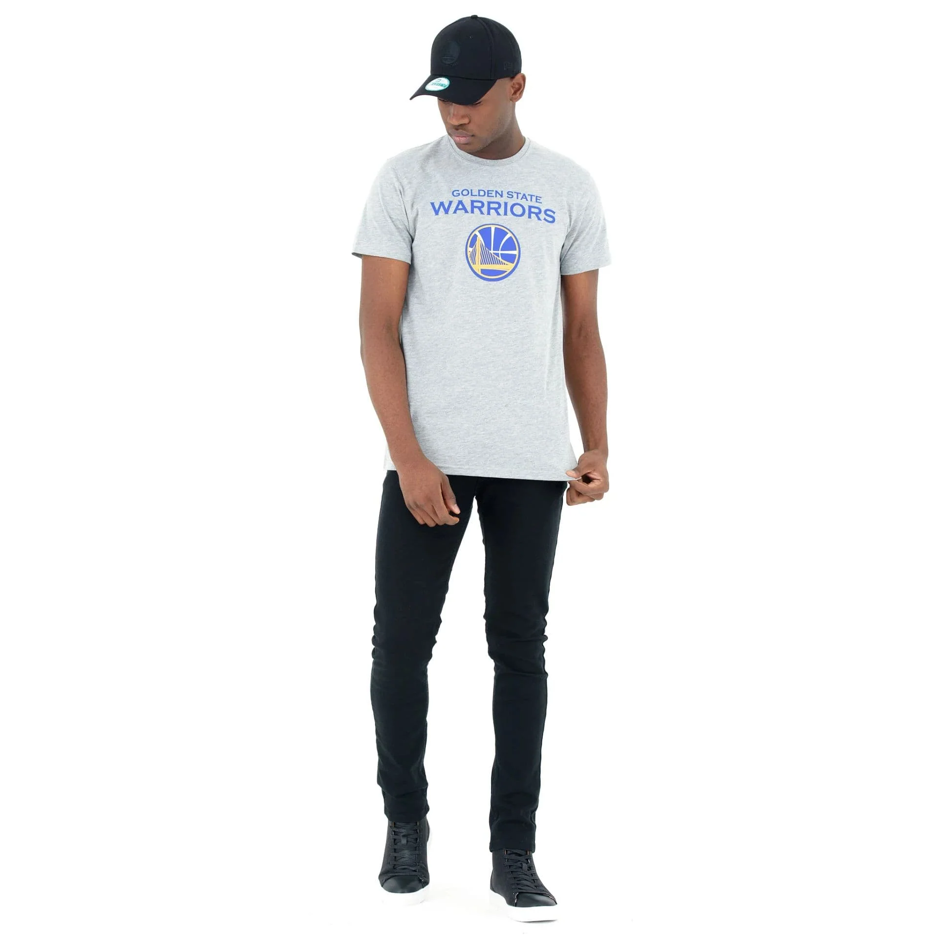 Golden State Warriors NBA Regular Grey T-Shirt - Image 5