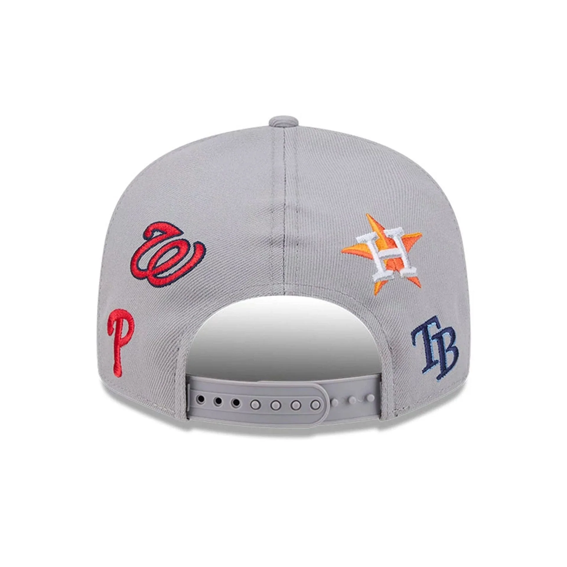 Grapefruit League Logo MLB Scattered Grey 9FIFTY Snapback Adjustable Cap - Image 4