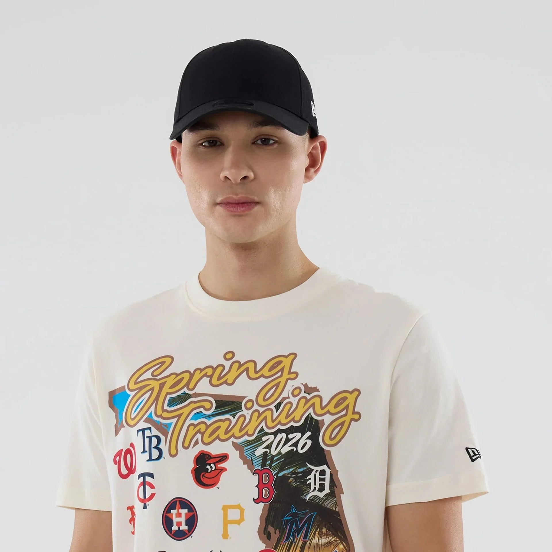 Grapefruit League Logo MLB Spring Training 2026 Cream T-Shirt - Image 6