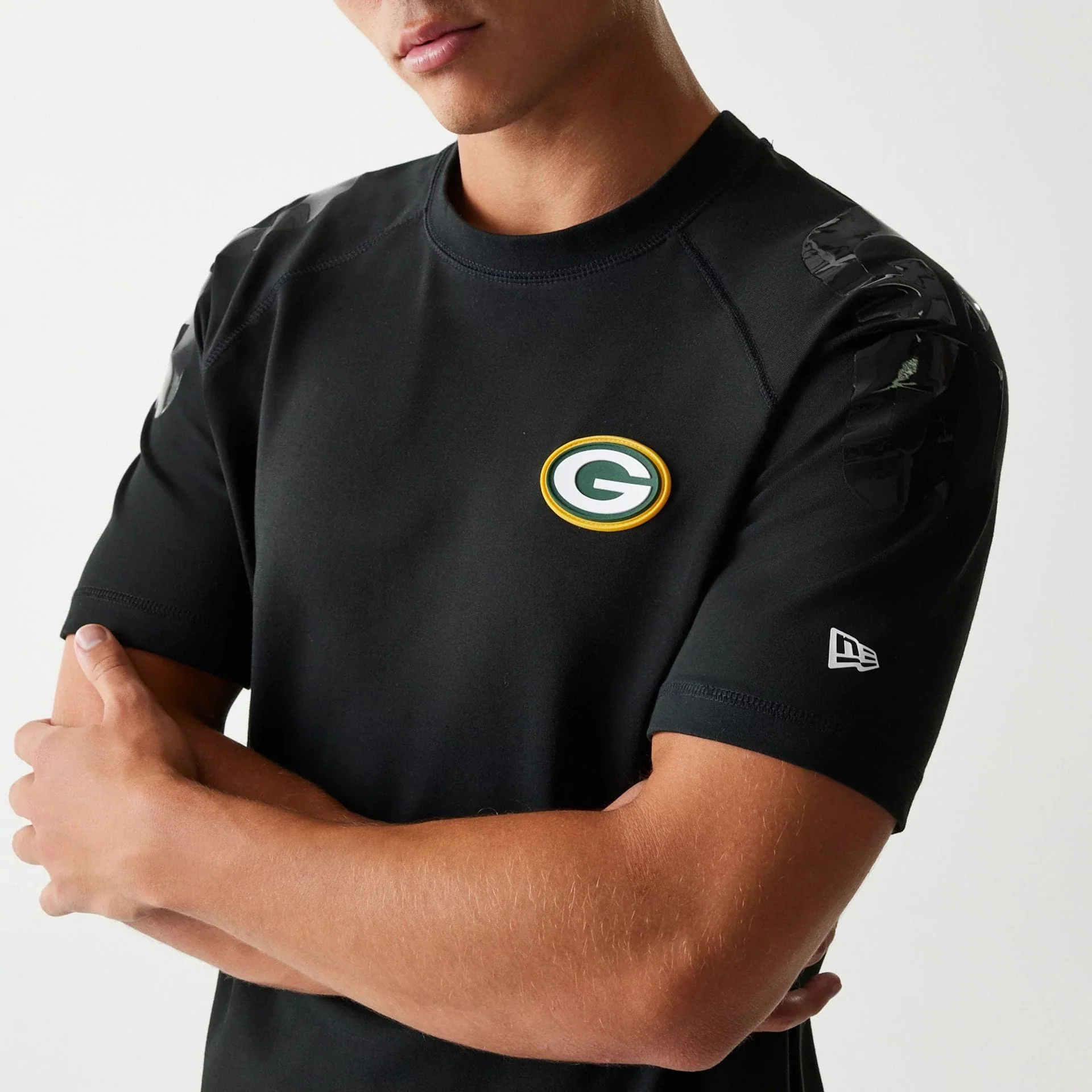 Green Bay Packers NFL 3RD Down Black T-Shirt - Image 3