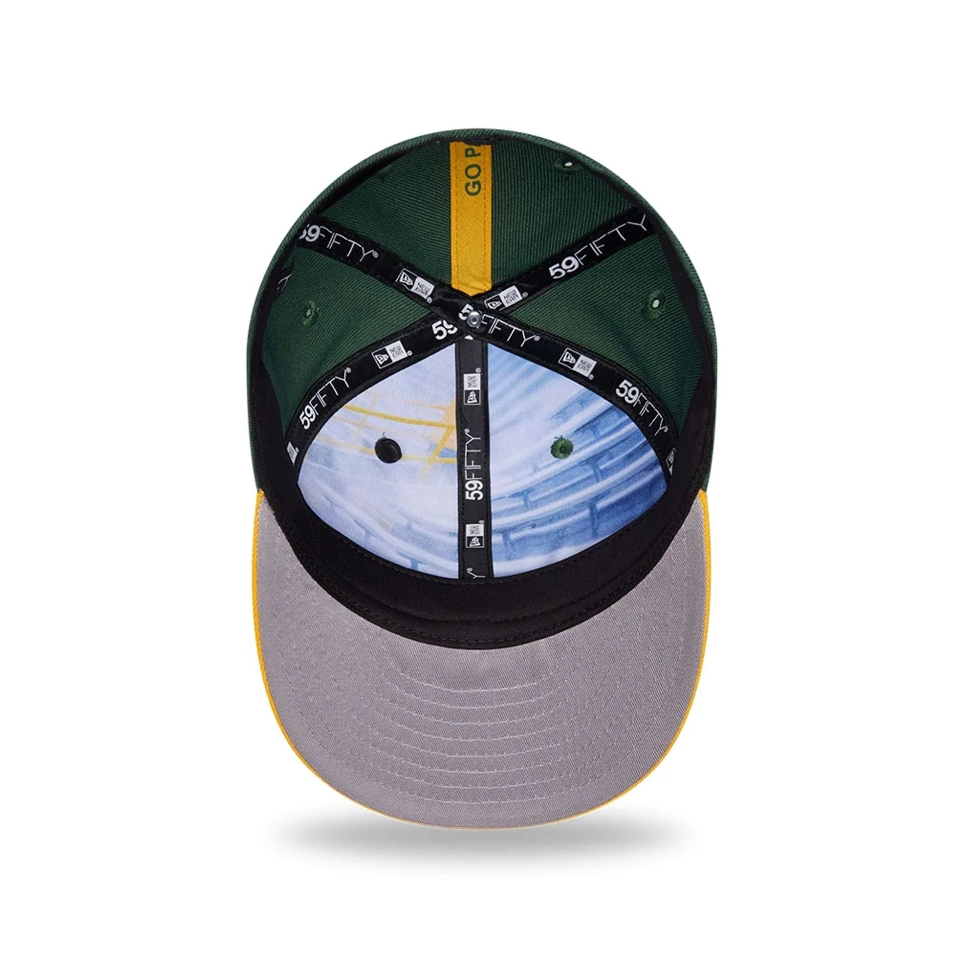 Green Bay Packers NFL Draft 2026 Dark Green 59FIFTY Fitted Cap - Image 2