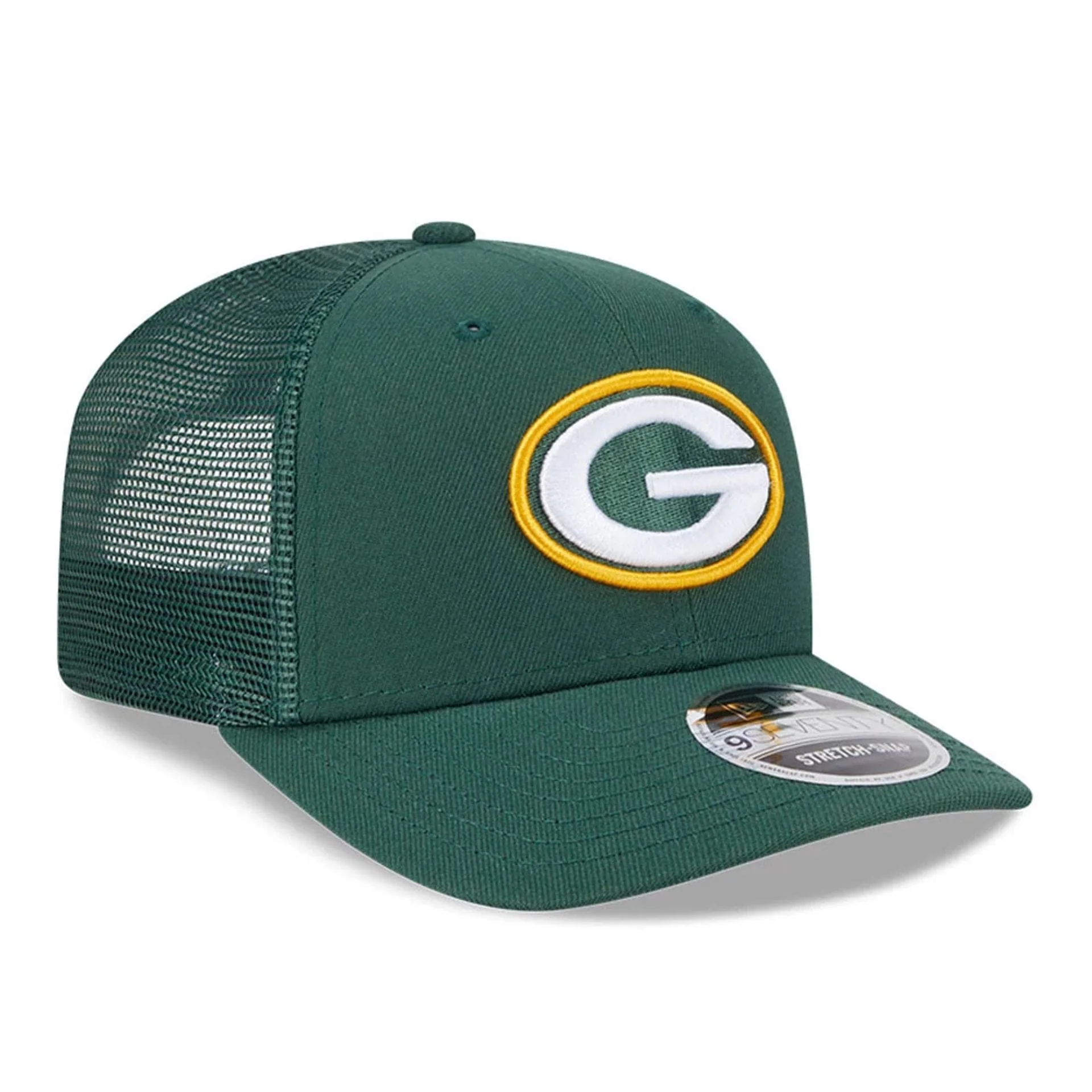Green Bay Packers NFL Evergreen Dark Green 9SEVENTY Stretch Snap Cap - Image 4