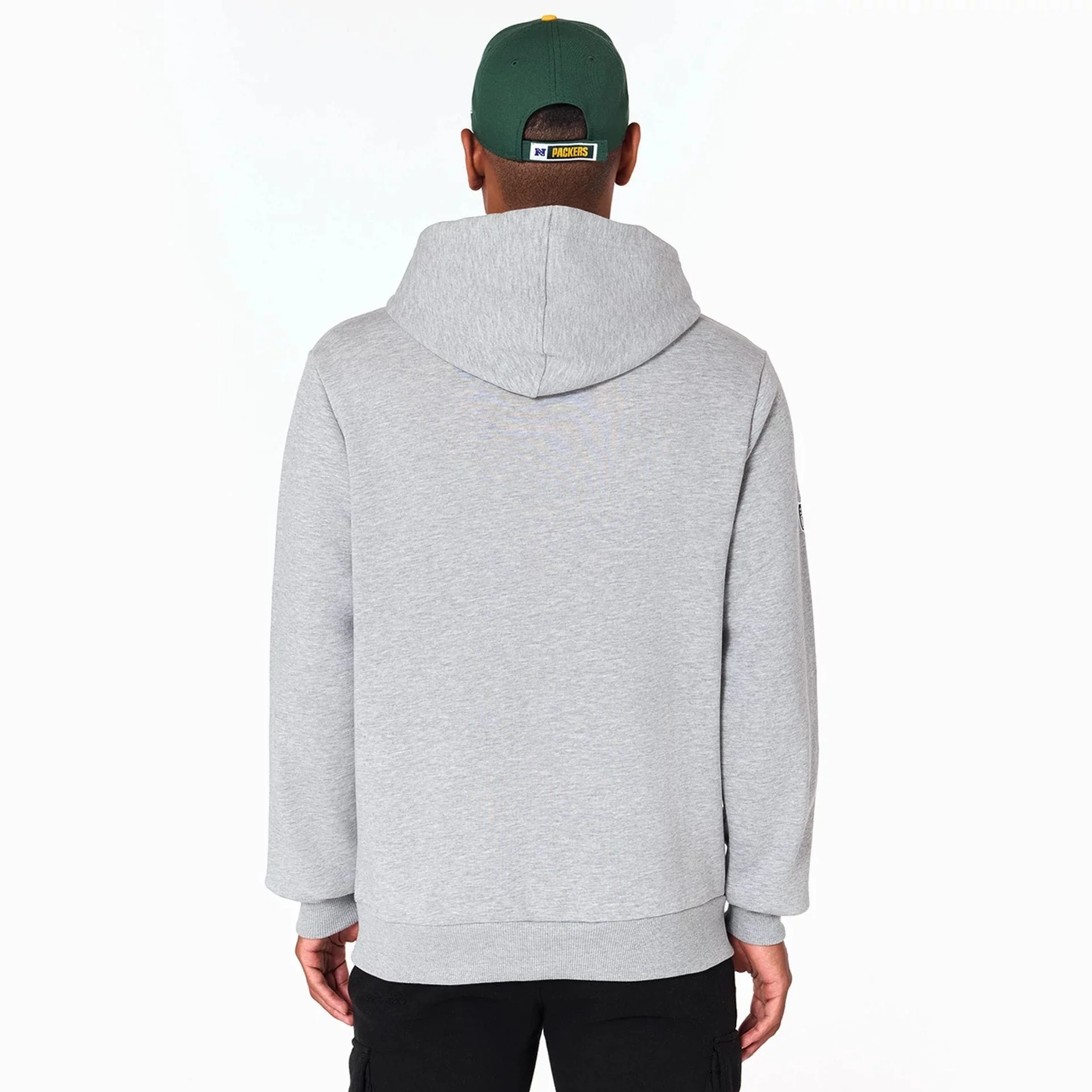 Green Bay Packers NFL Grey Pullover Hoodie - Image 7